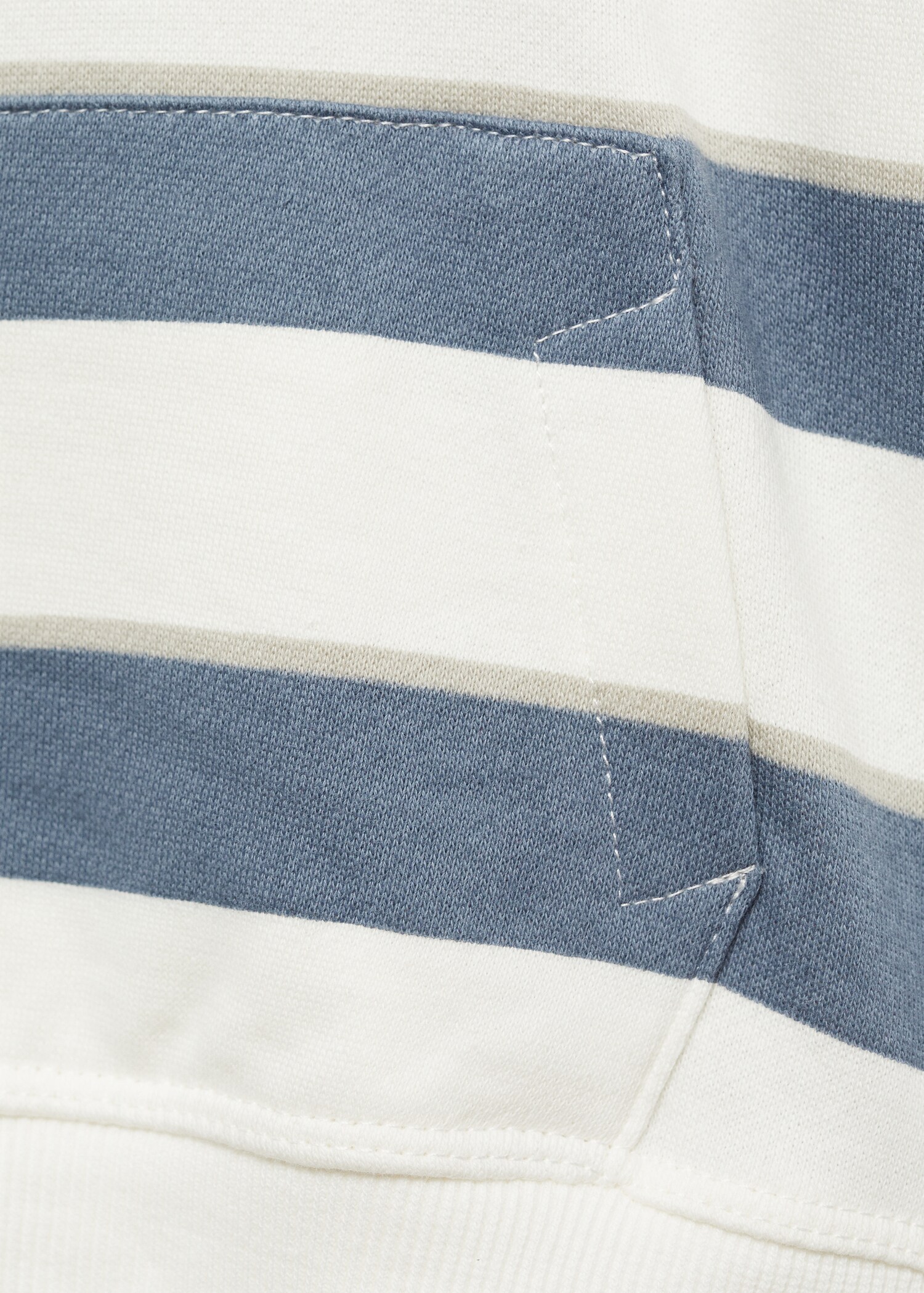 Gestreiftes Baumwoll-Sweatshirt - Detail des Artikels 8
