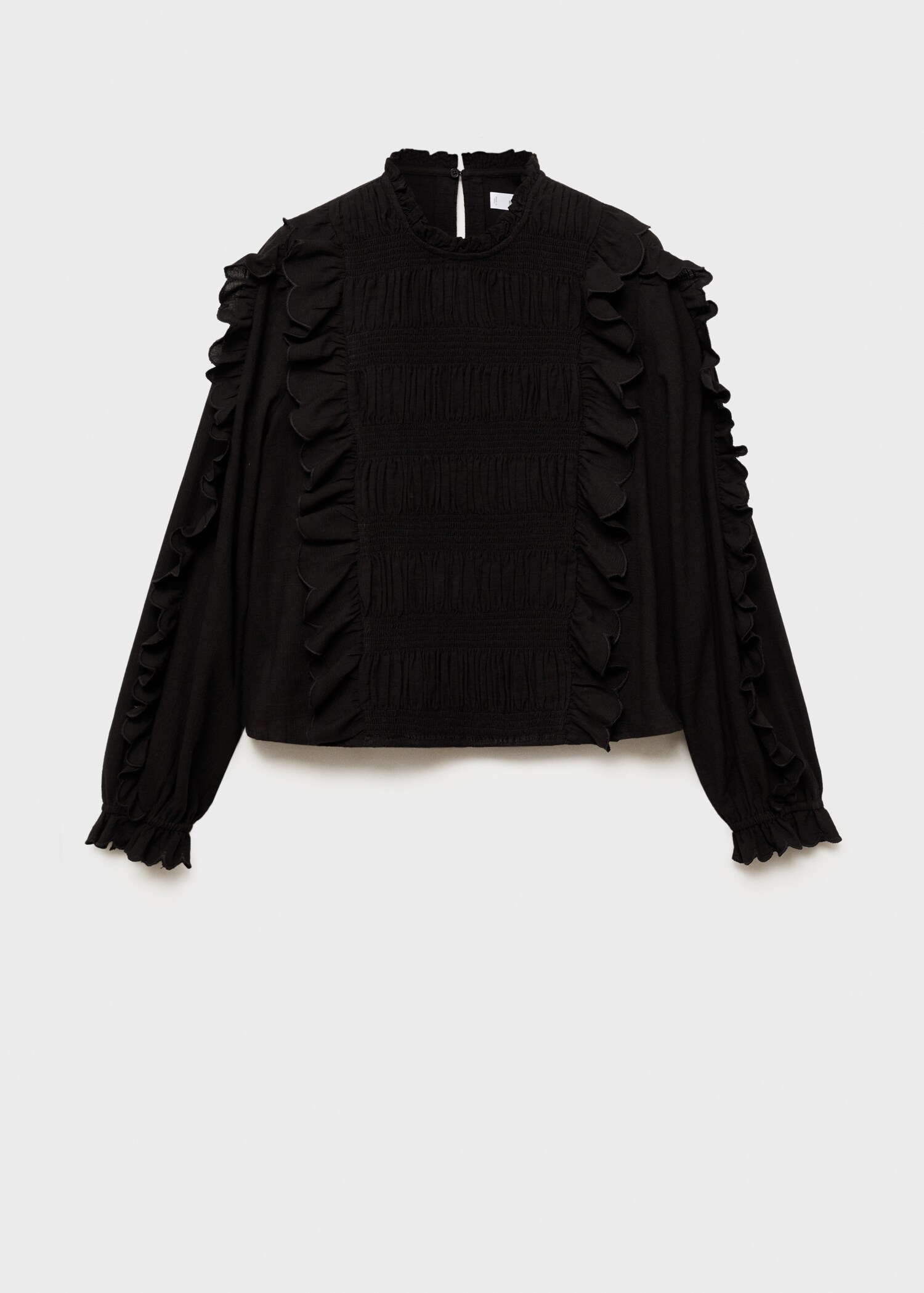 Blouse froncée volants - Article sans modèle