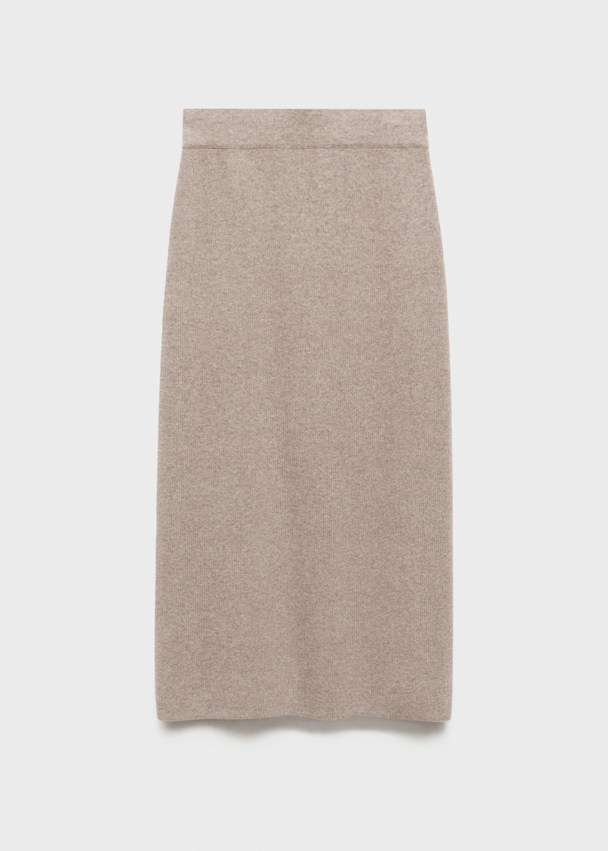 Wool-blend midi-skirt - Article without model, Sand. Ref: 87093282-00.