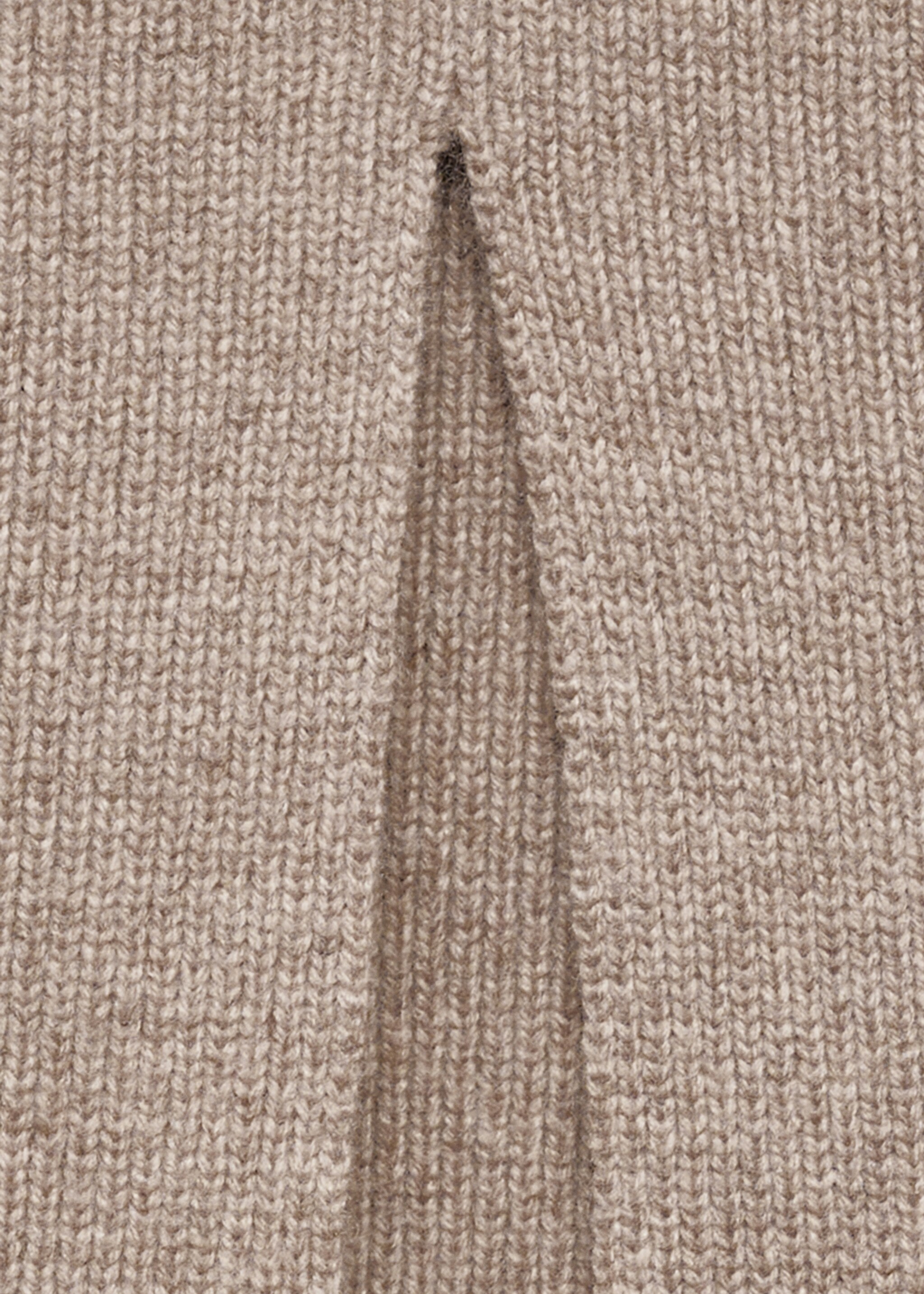 Wool-blend midi-skirt - Details of the article 0, Sand. Ref: 87093282-00.