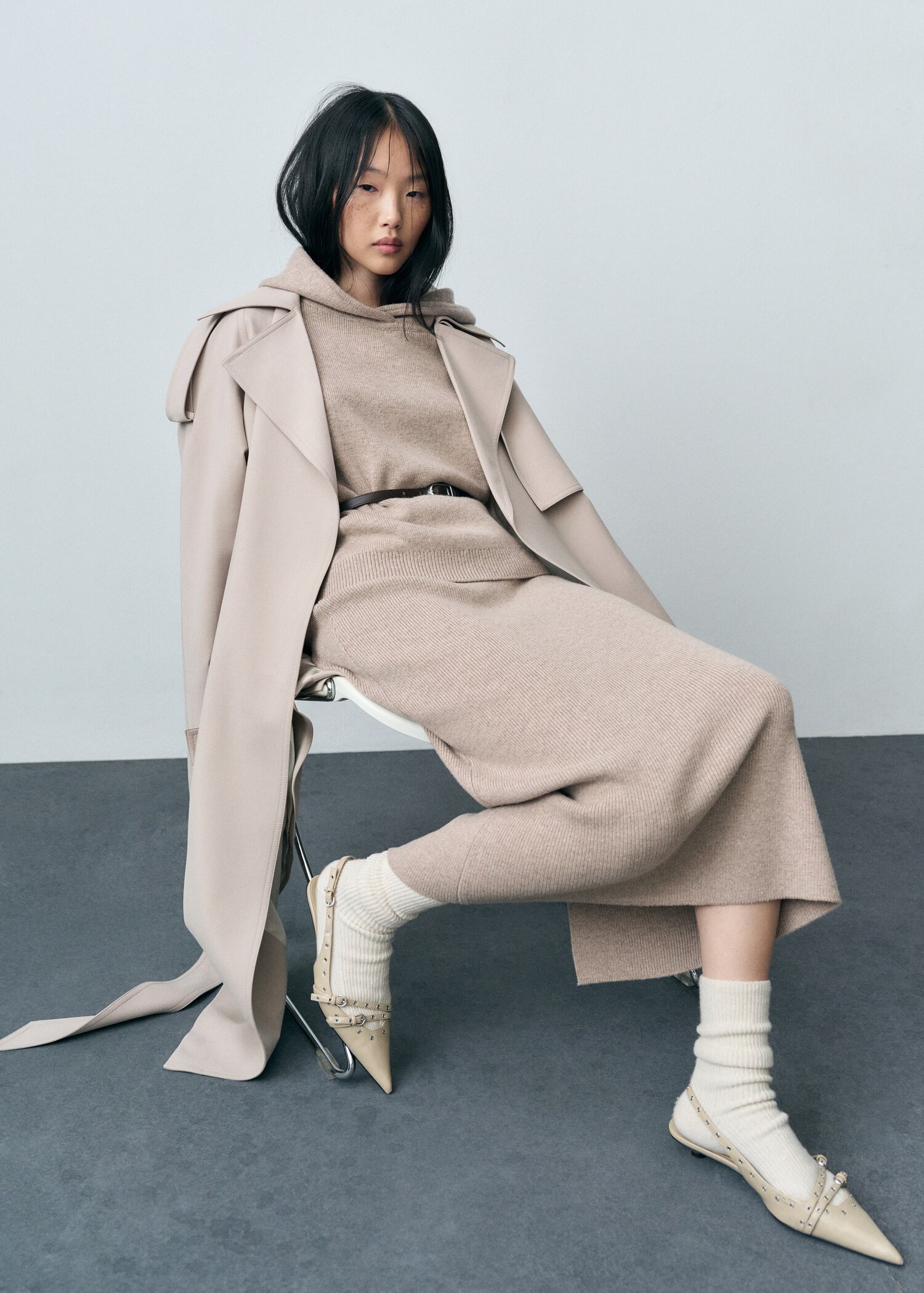 Wool-blend midi-skirt - Details of the article 2