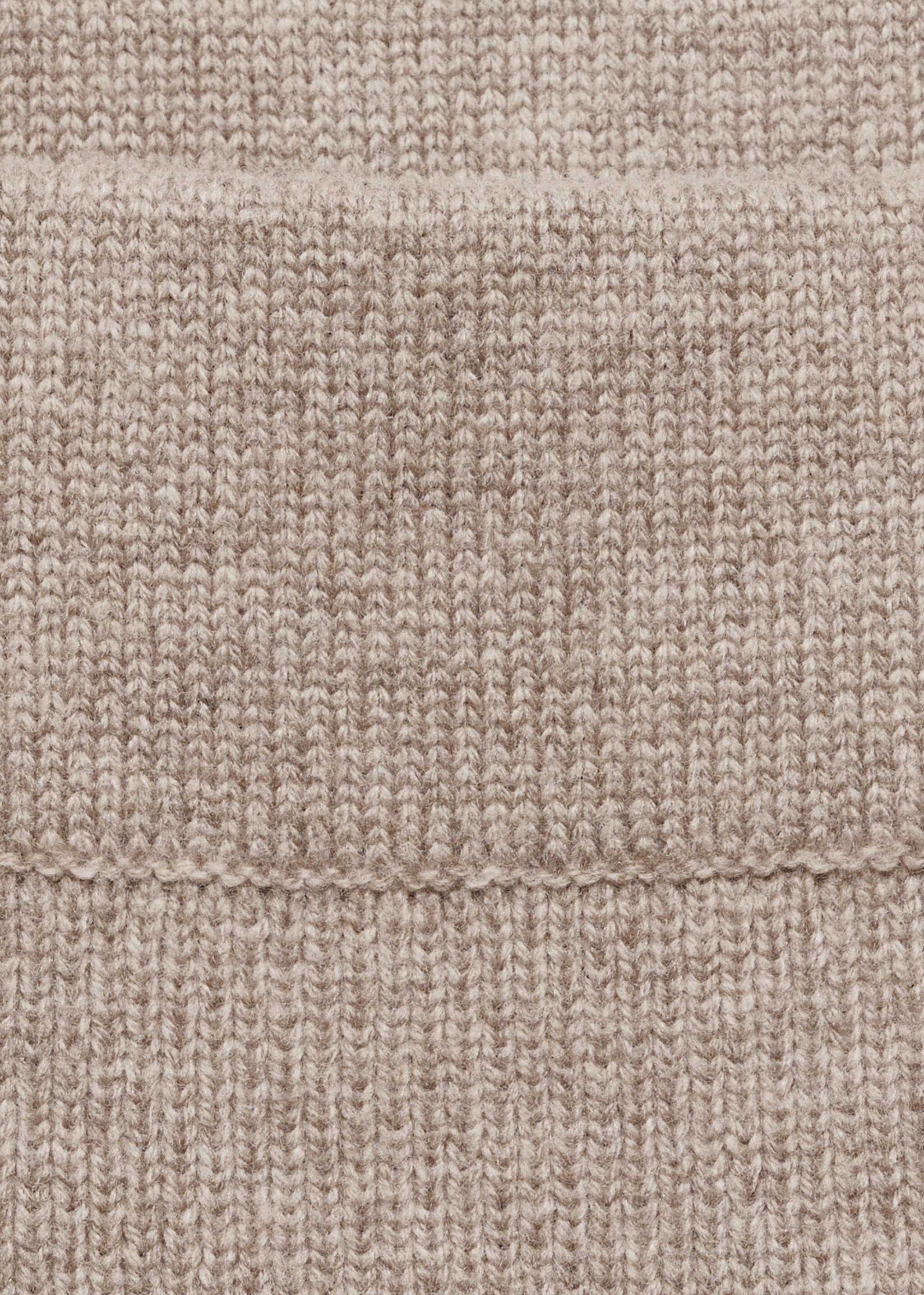 Wool-blend midi-skirt - Details of the article 8, Sand. Ref: 87093282-00.