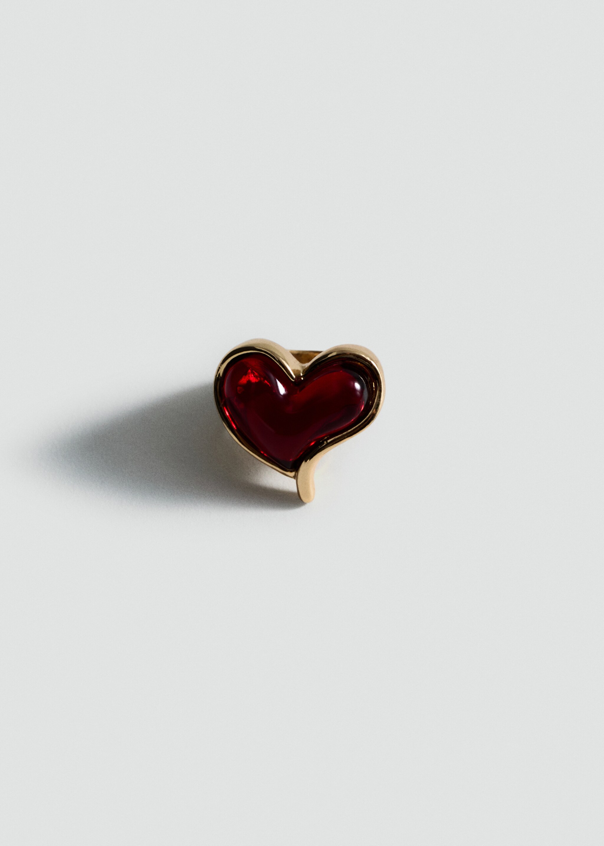 Heart ring - Article without model, Gold. Ref: 87093283-00.