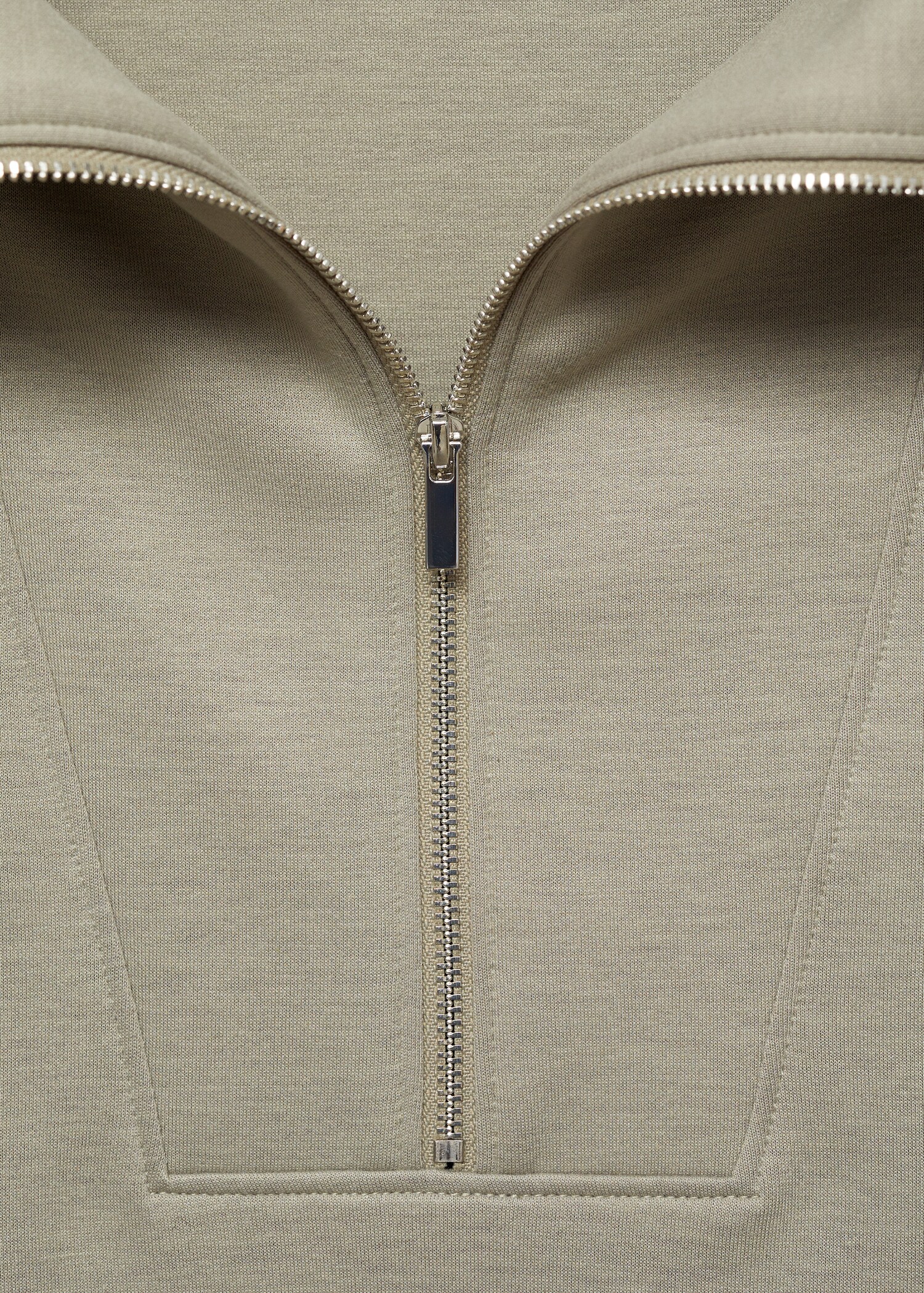 Sweat-shirt maille col zippé - Détail de l'article 8