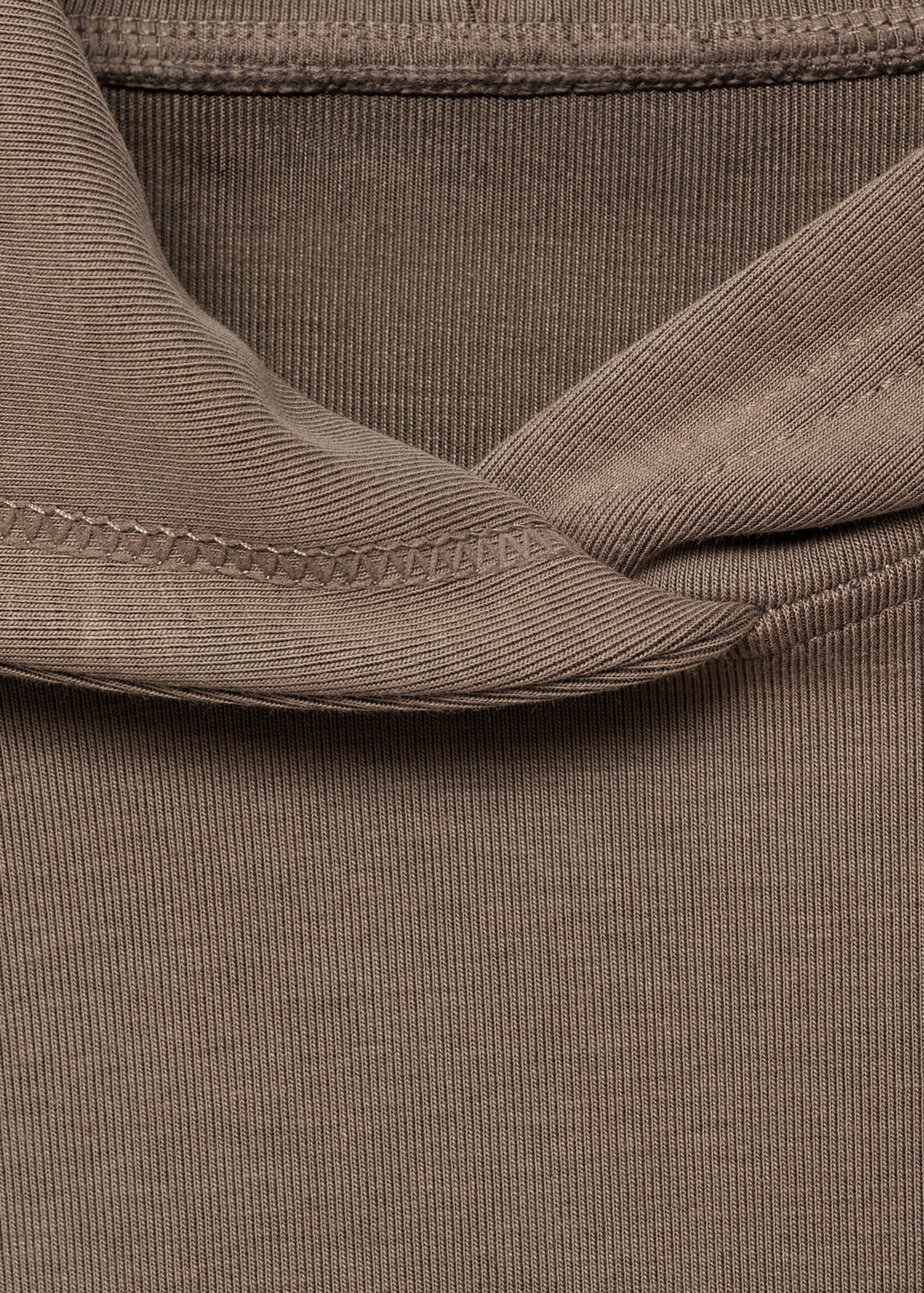 Sweat-shirt oversize capuche - Détail de l'article 8, Marron moyen. Ref: 87093289-00.