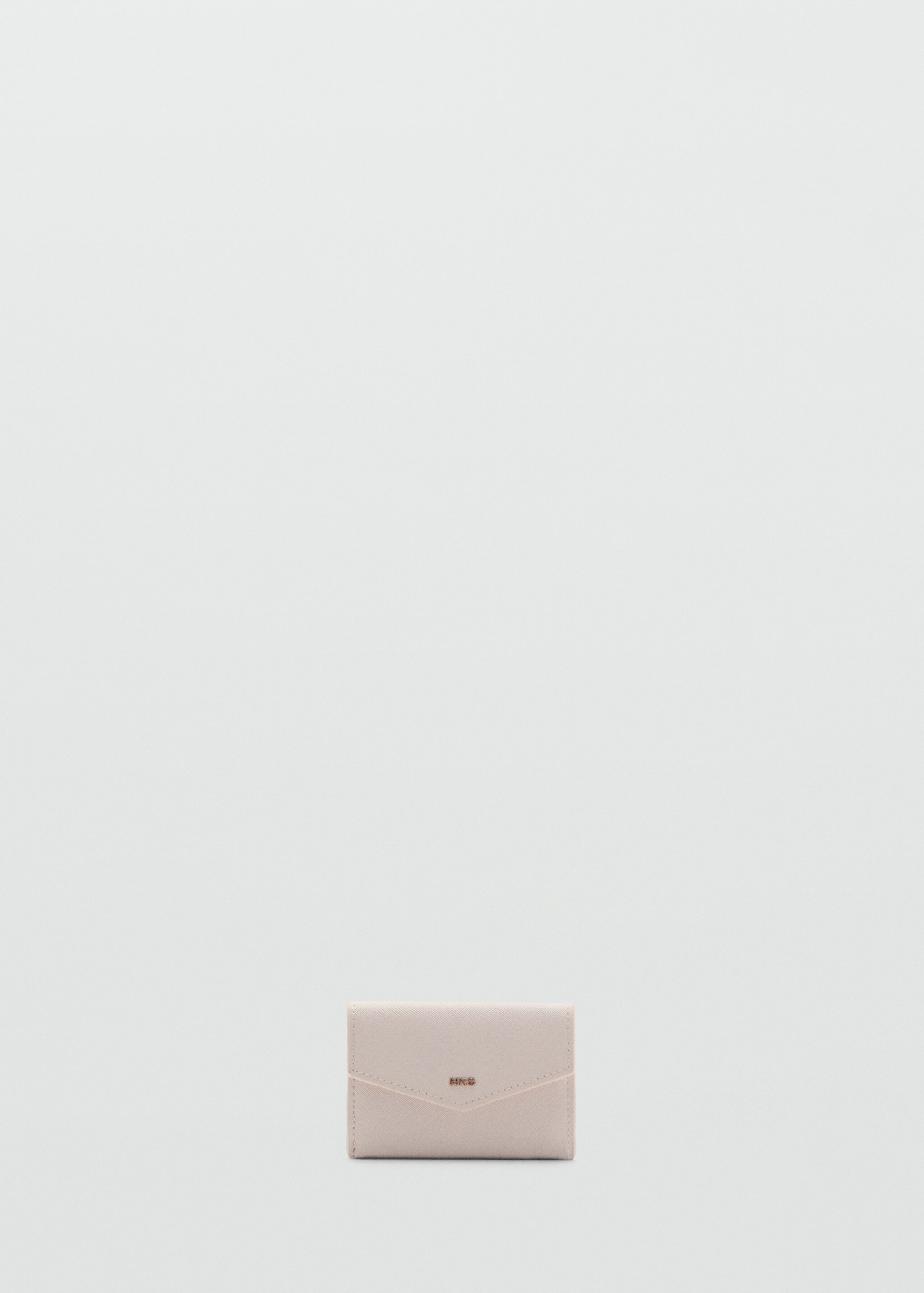 Tarjetero efecto safiano - Artículo sin modelo, Blanco roto. Ref: 87093290-00.