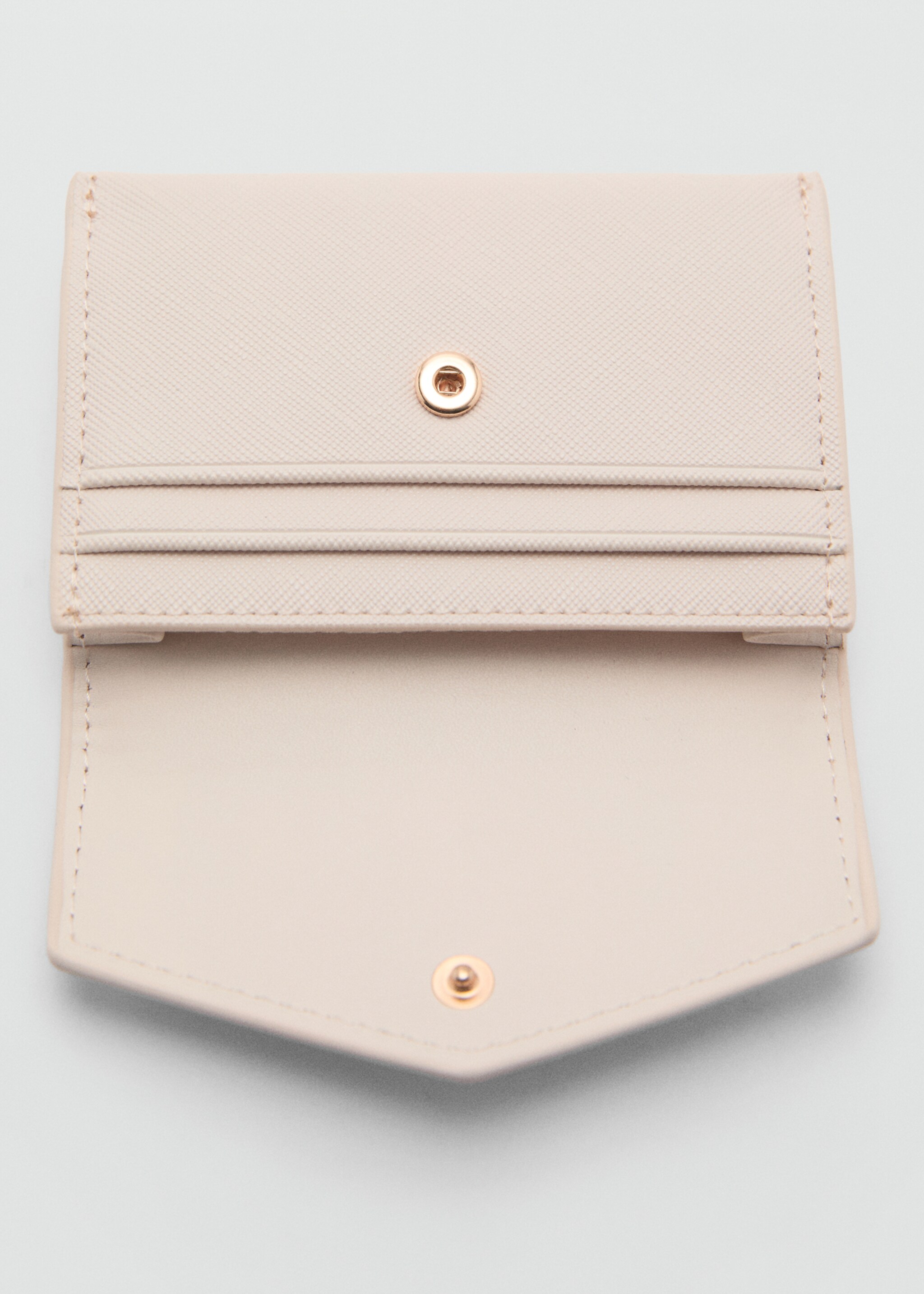 Tarjetero efecto safiano - Detalle del artículo 1, Blanco roto. Ref: 87093290-00.