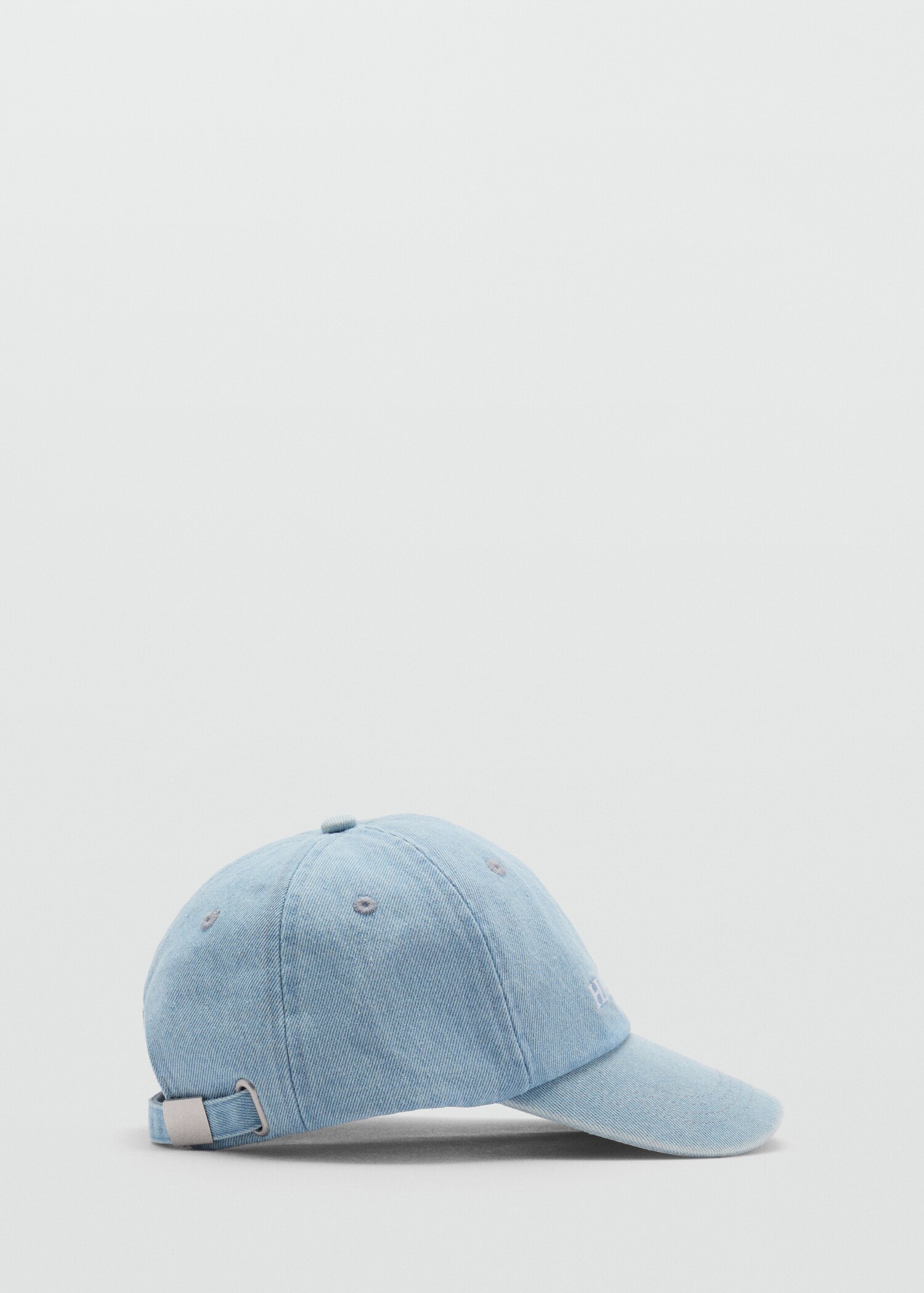 Denim cap with message - Article without model