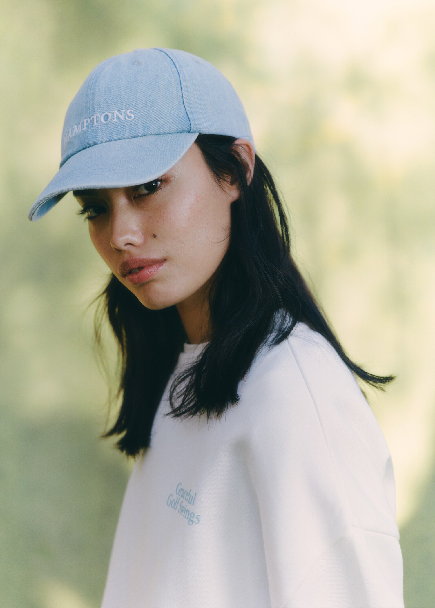 Denim cap with message - Details of the article 5