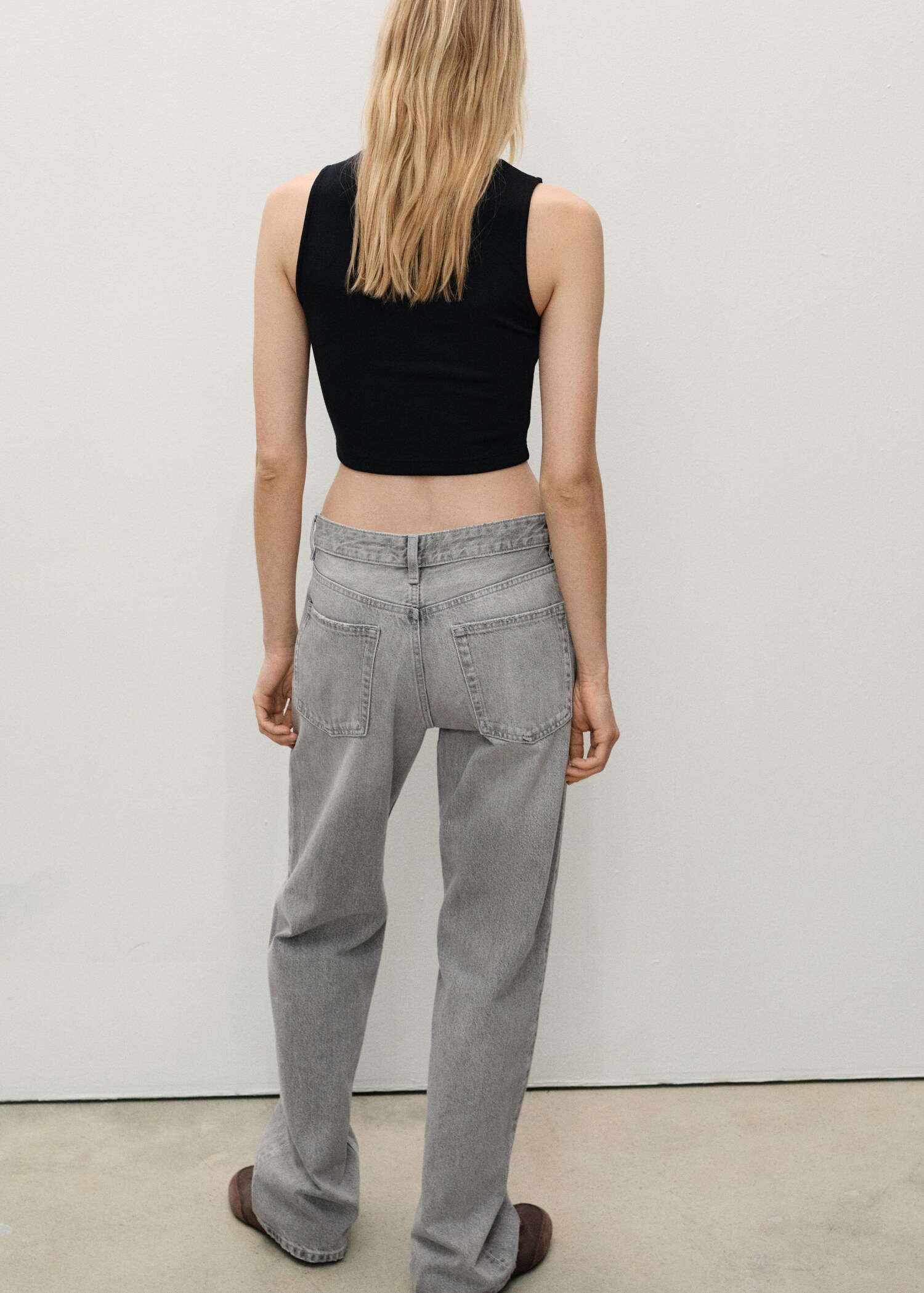 Jeans Miami rectos tiro medio - Reverso del artículo