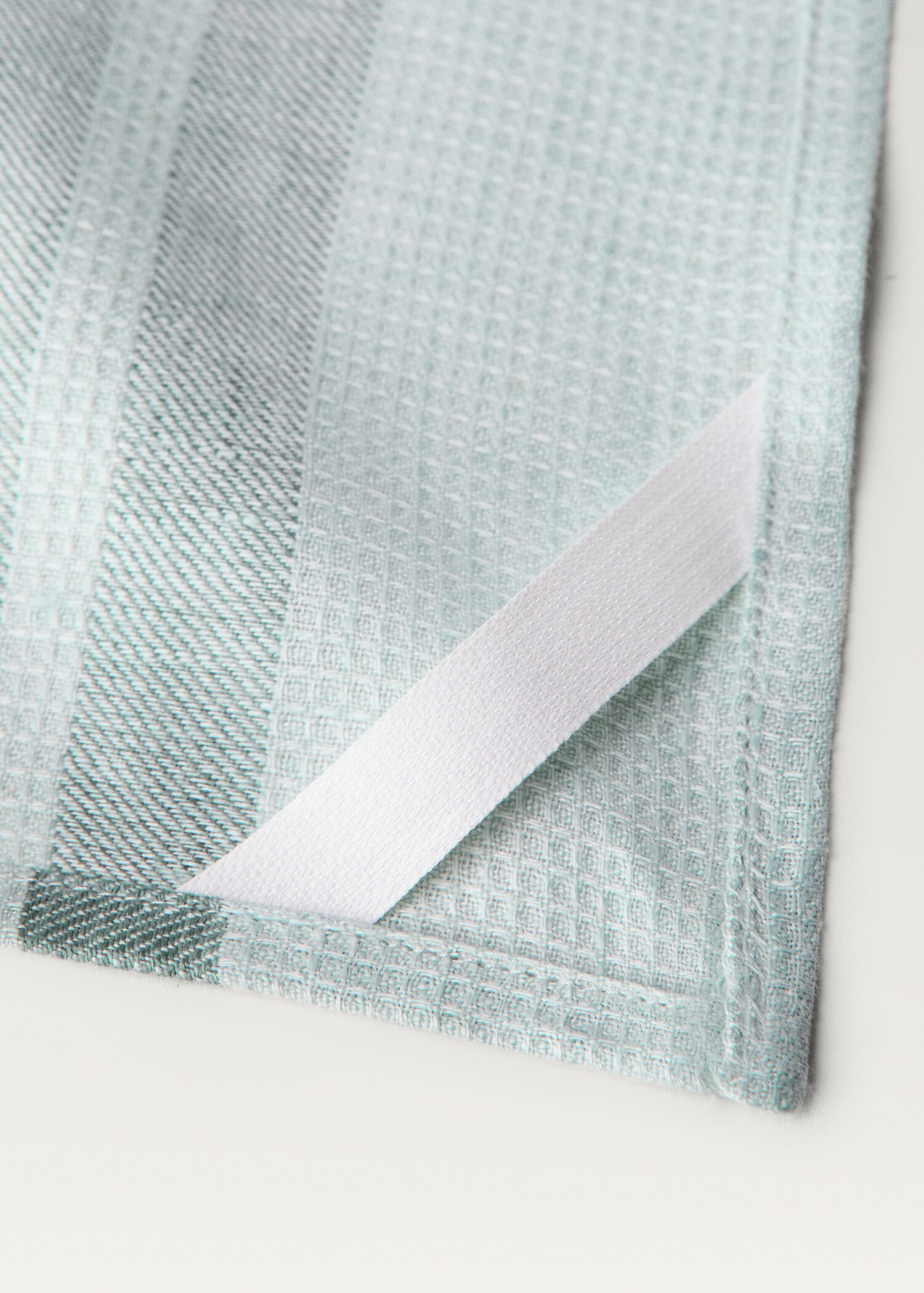 Waffle-linen striped kitchen cloth - Details of the article 2