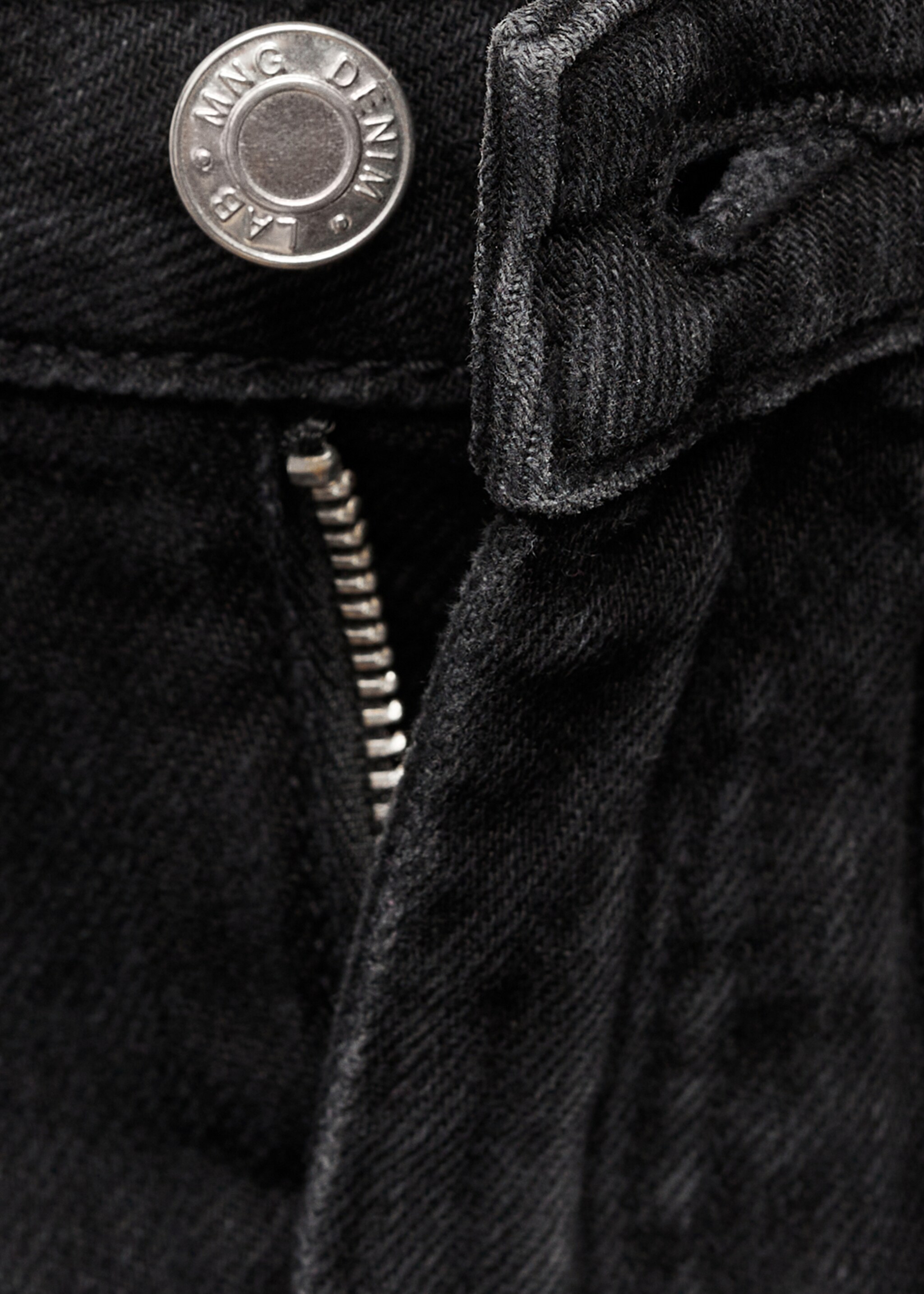 Džínová minisukně - Detail zboží 0, Black denim. Ref: 87093632-00.