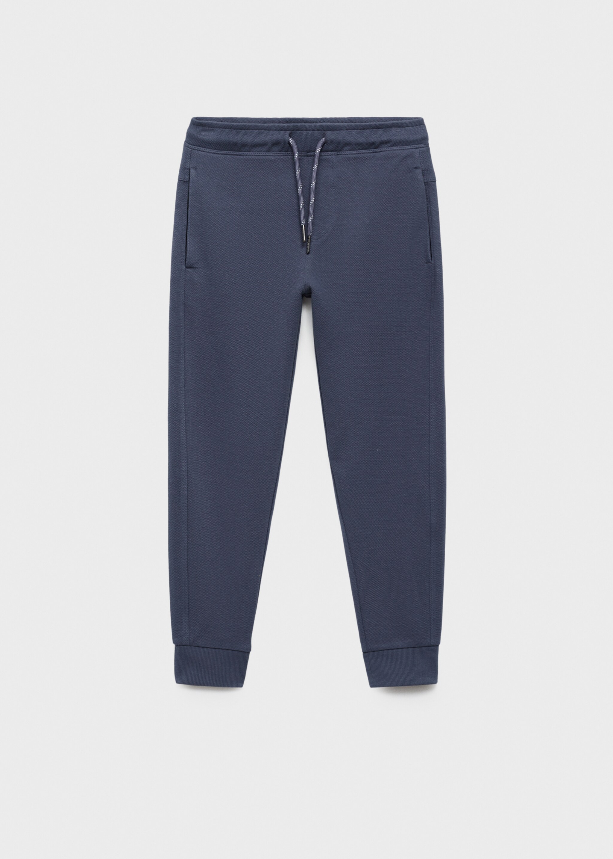 Drawstring jogger trousers - Article without model, Blue. Ref: 87093633-00.