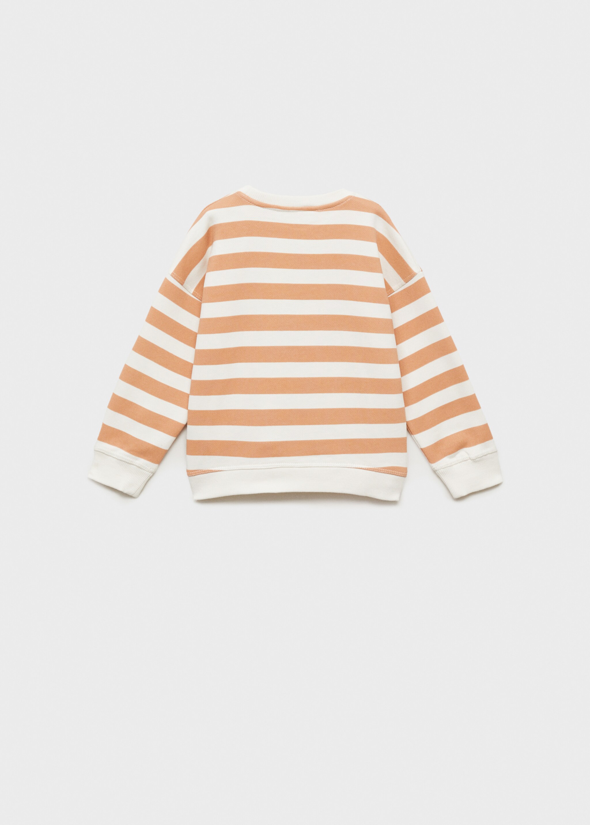 Cartoon cotton sweatshirt - Reverse of the article, Caramel. Ref: 87093634-00.