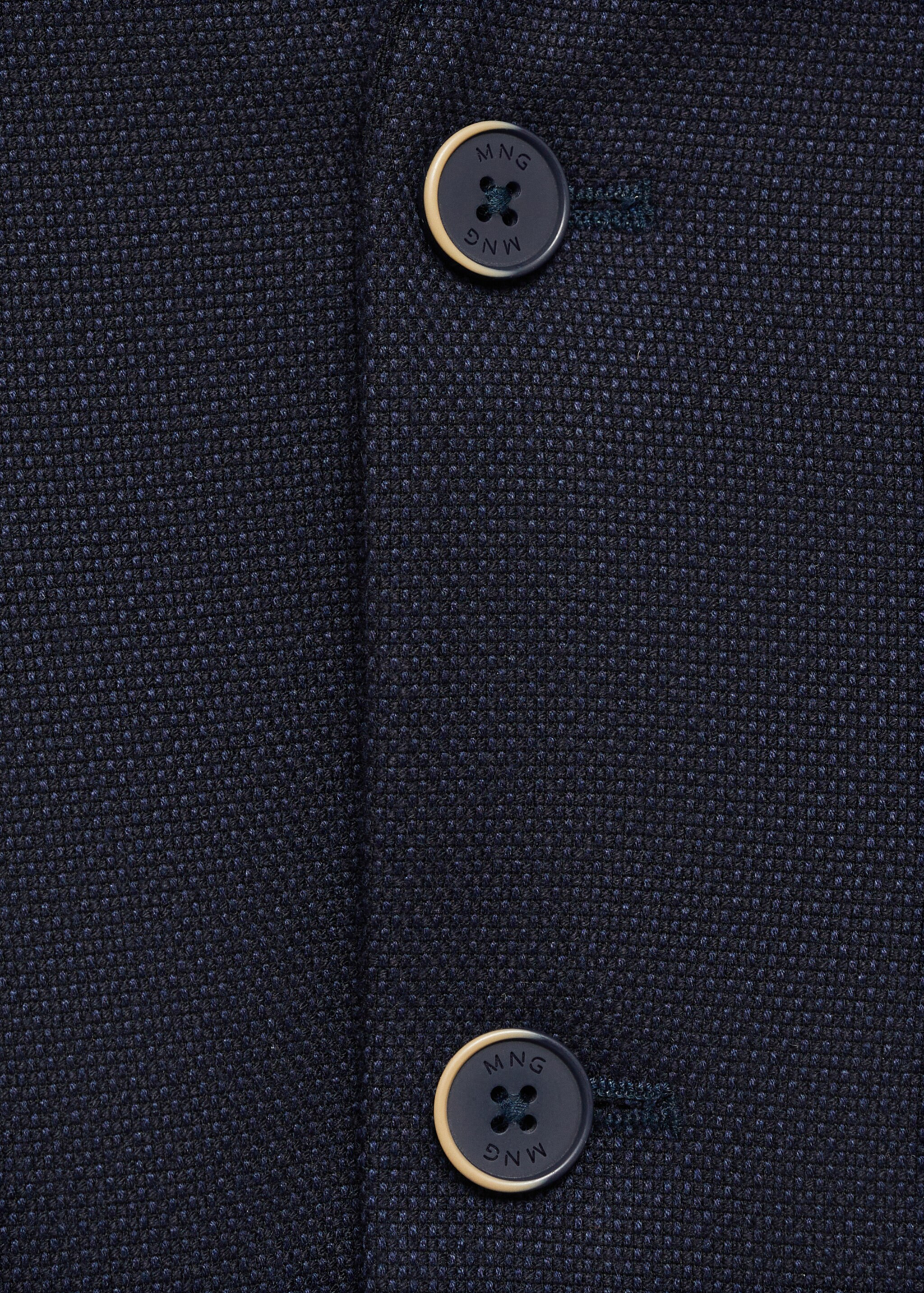 Classic suit jacket - Details of the article 0, Dark Navy. Ref: 87093635-00.