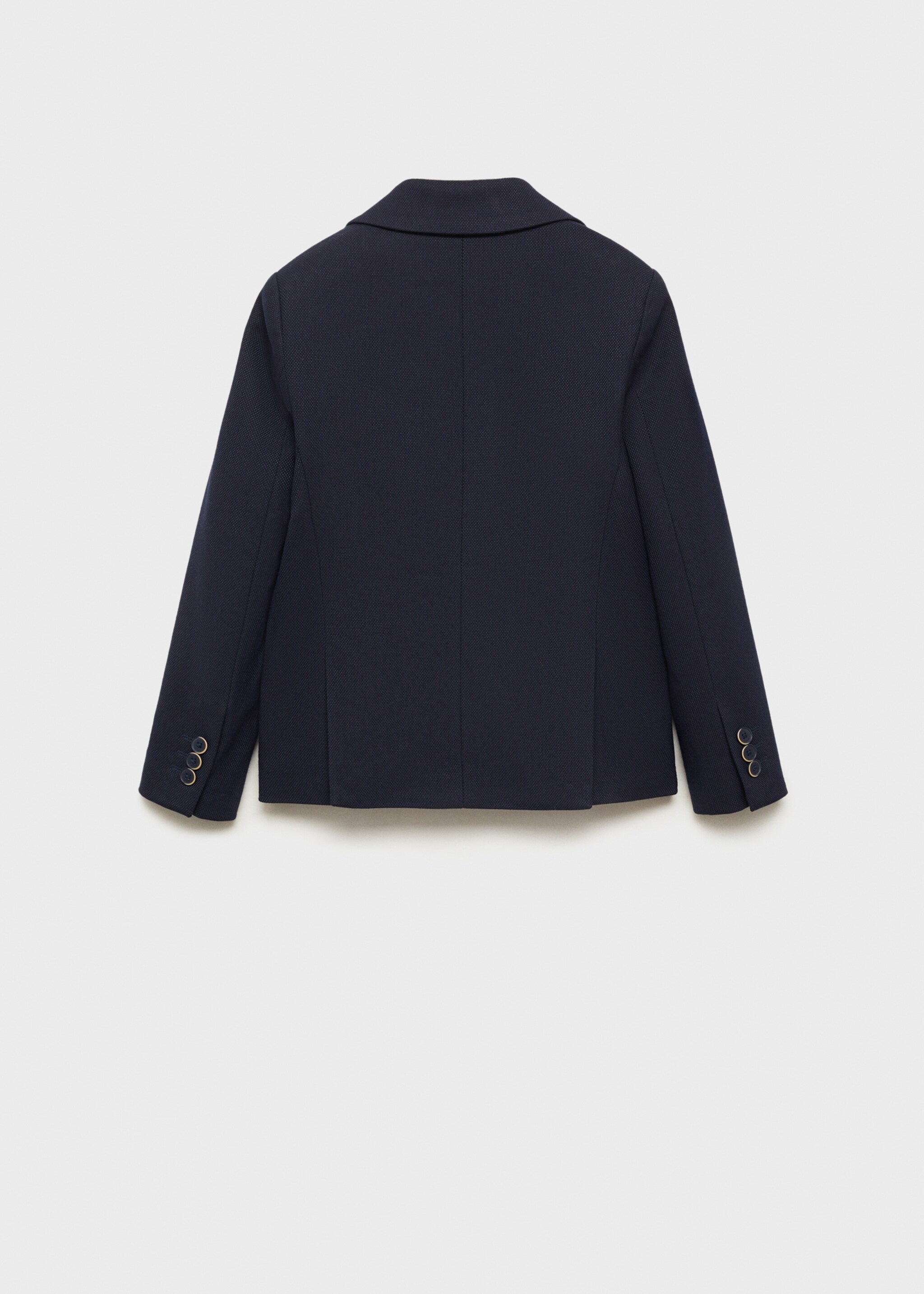 Classic suit jacket - Reverse of the article, Dark Navy. Ref: 87093635-00.