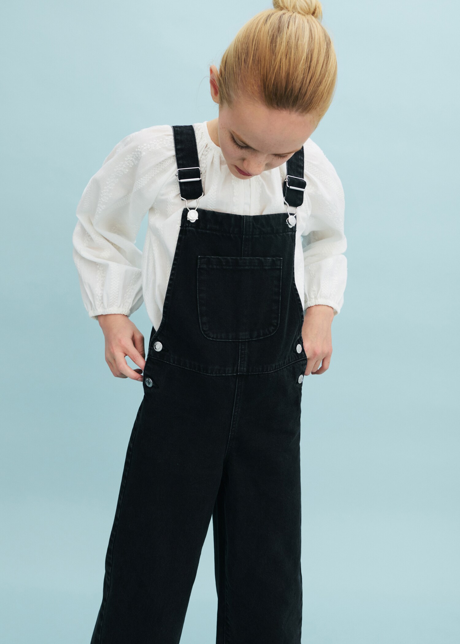 Salopette en jean longue - Détail de l'article 5