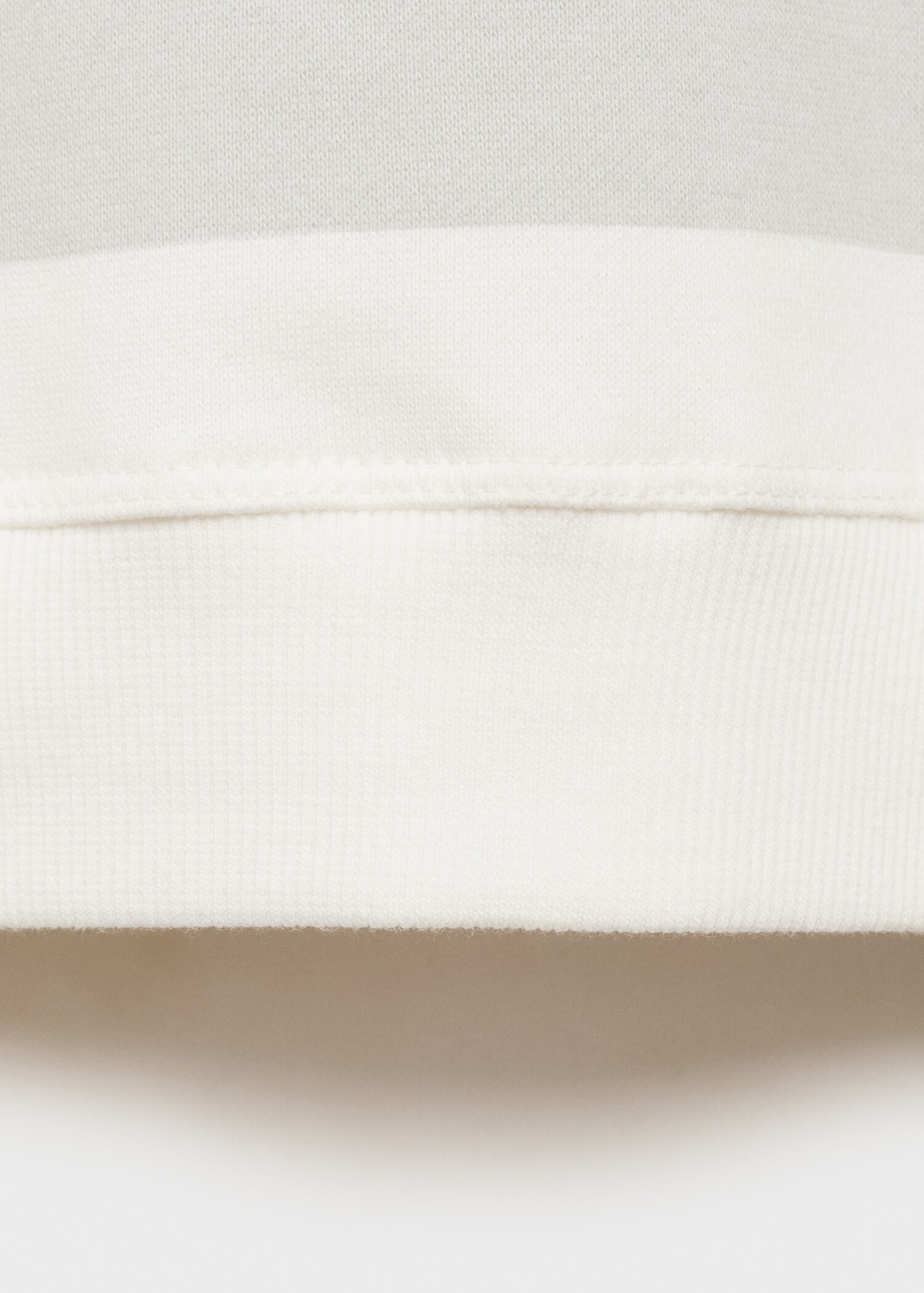 Striped cotton-blend sweatshirt - Details of the article 0