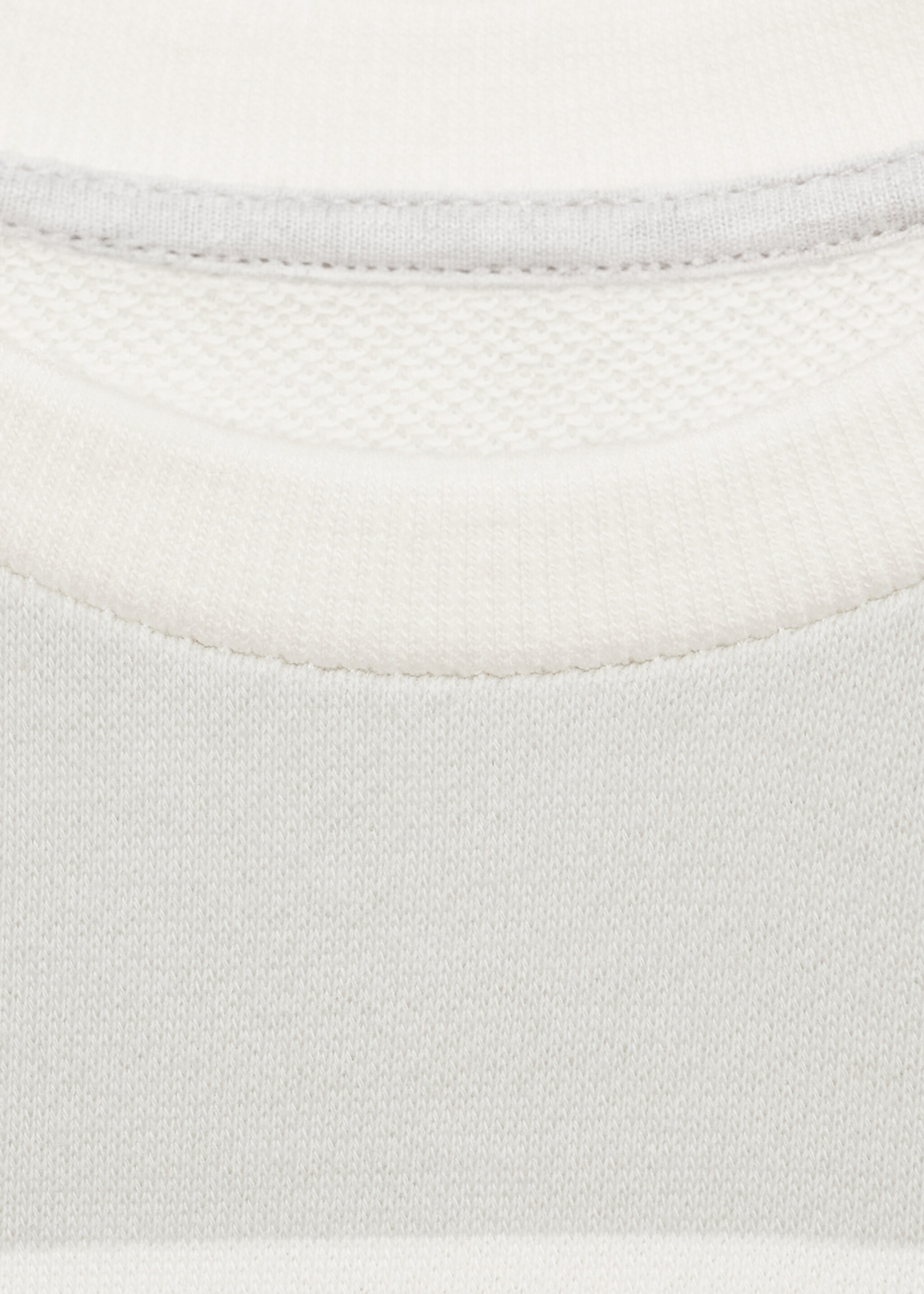 Striped cotton-blend sweatshirt - Details of the article 8, Sky Blue. Ref: 87093638-00.