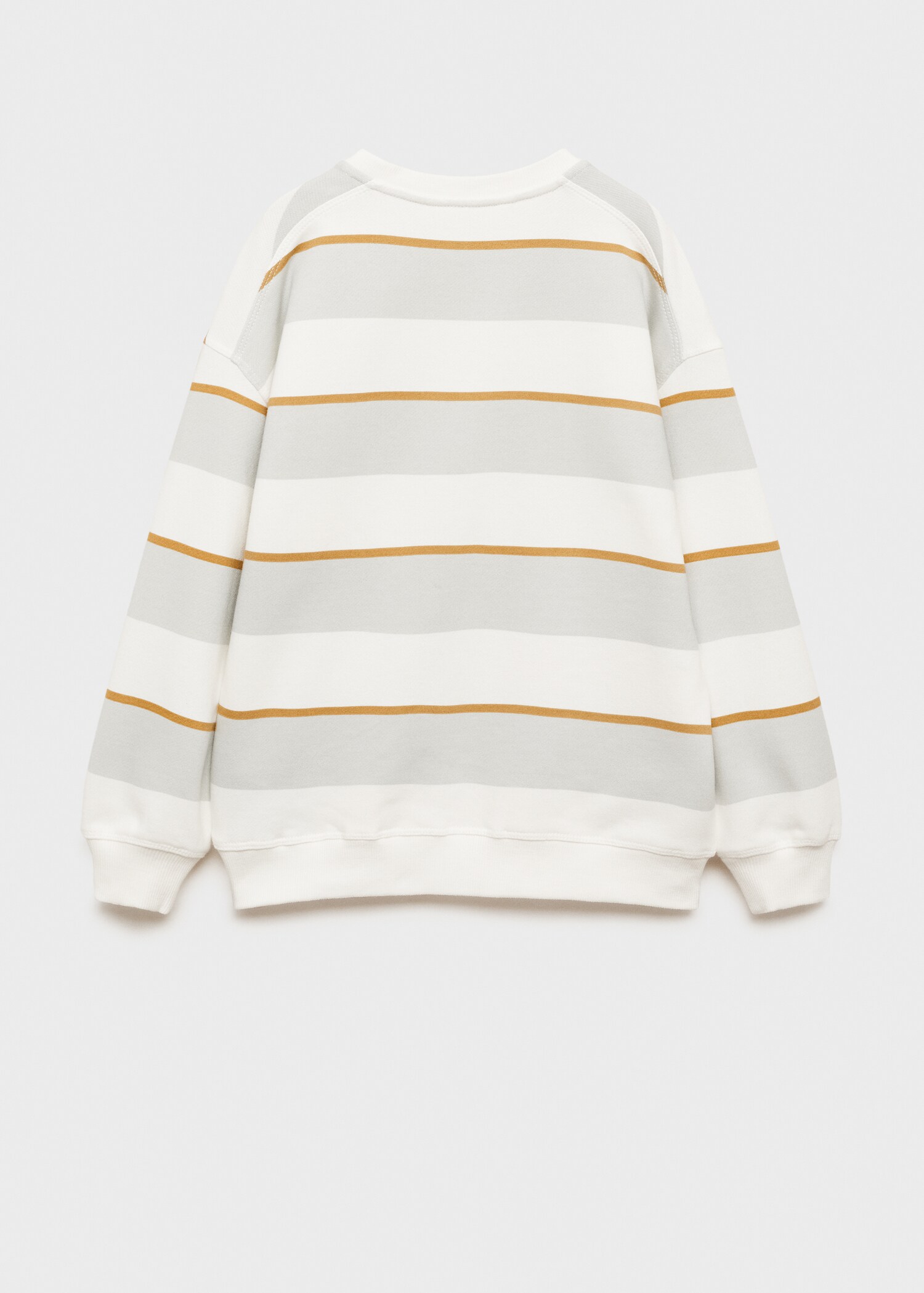 Striped cotton-blend sweatshirt - Reverse of the article