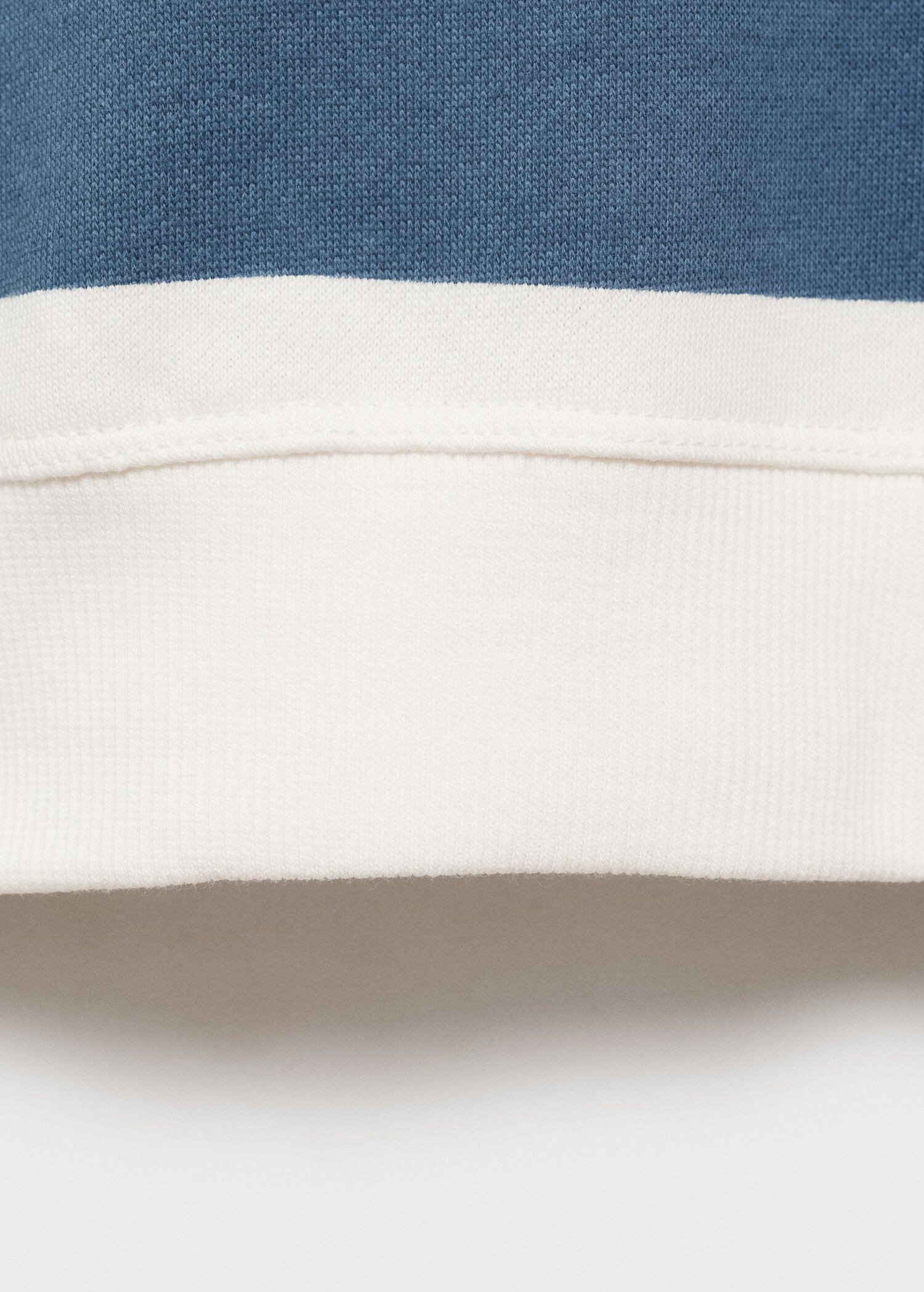 Striped cotton-blend sweatshirt - Details of the article 0