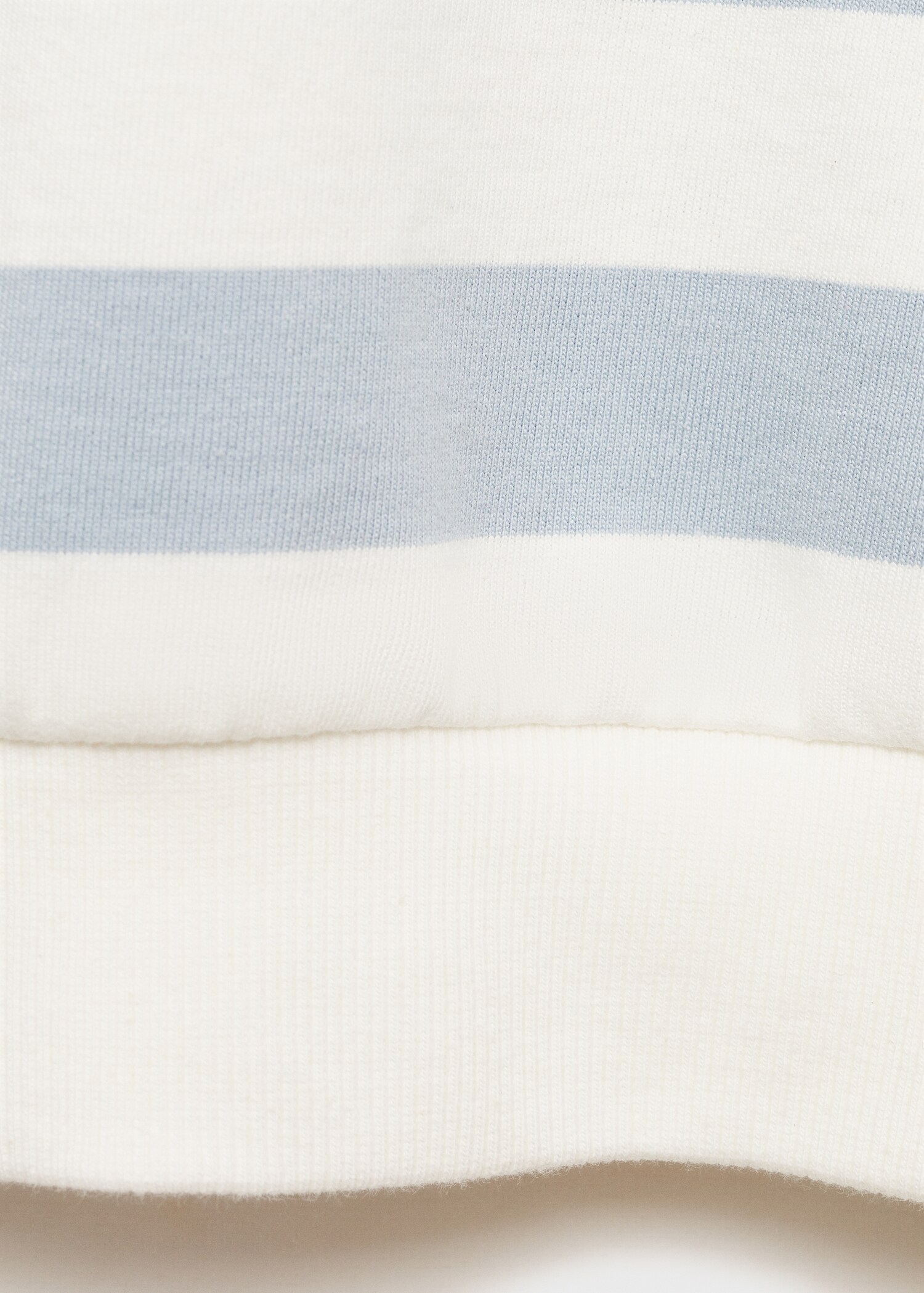 Striped cotton-blend sweatshirt - Details of the article 0