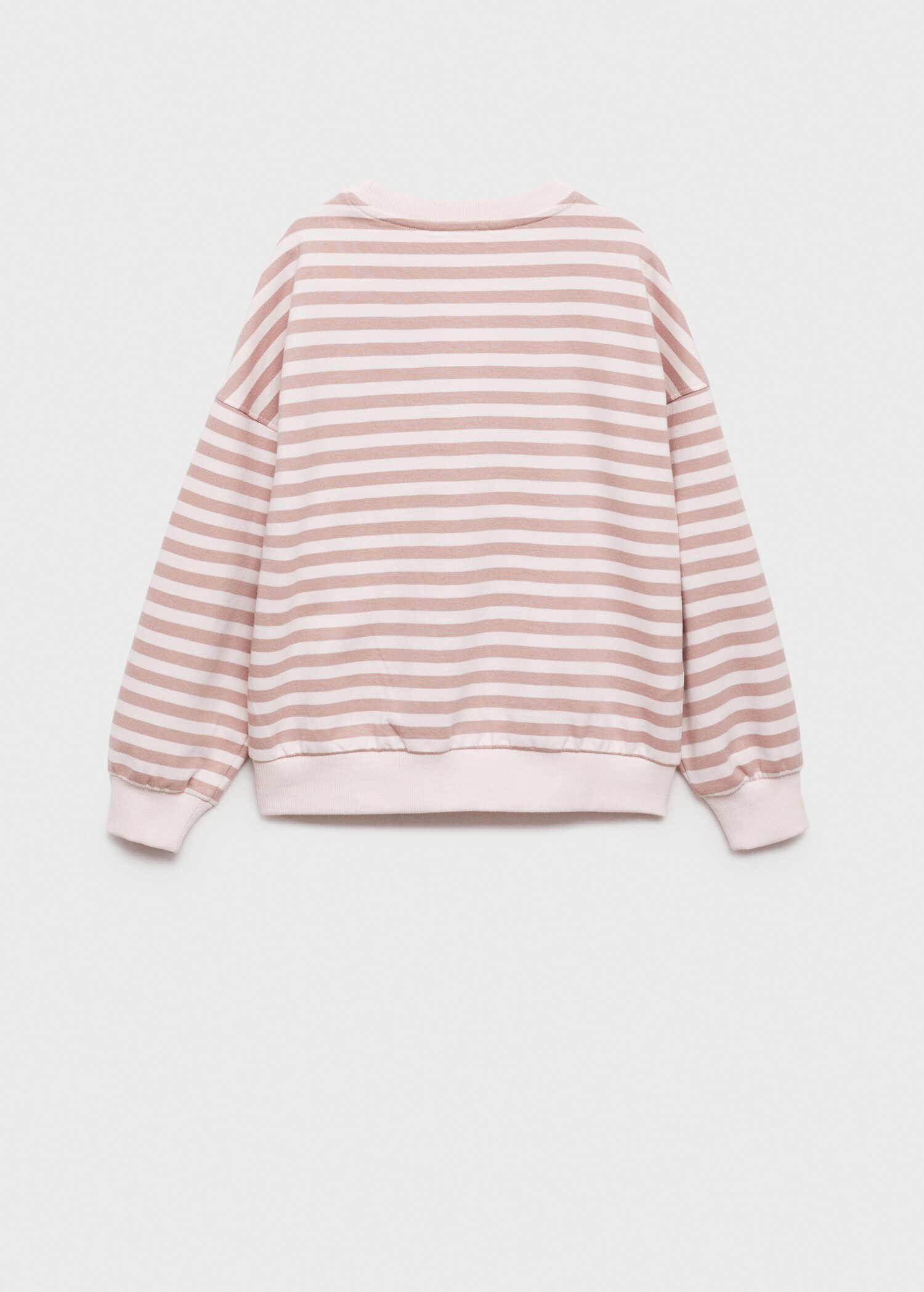 Striped cotton-blend sweatshirt - Reverse of the article