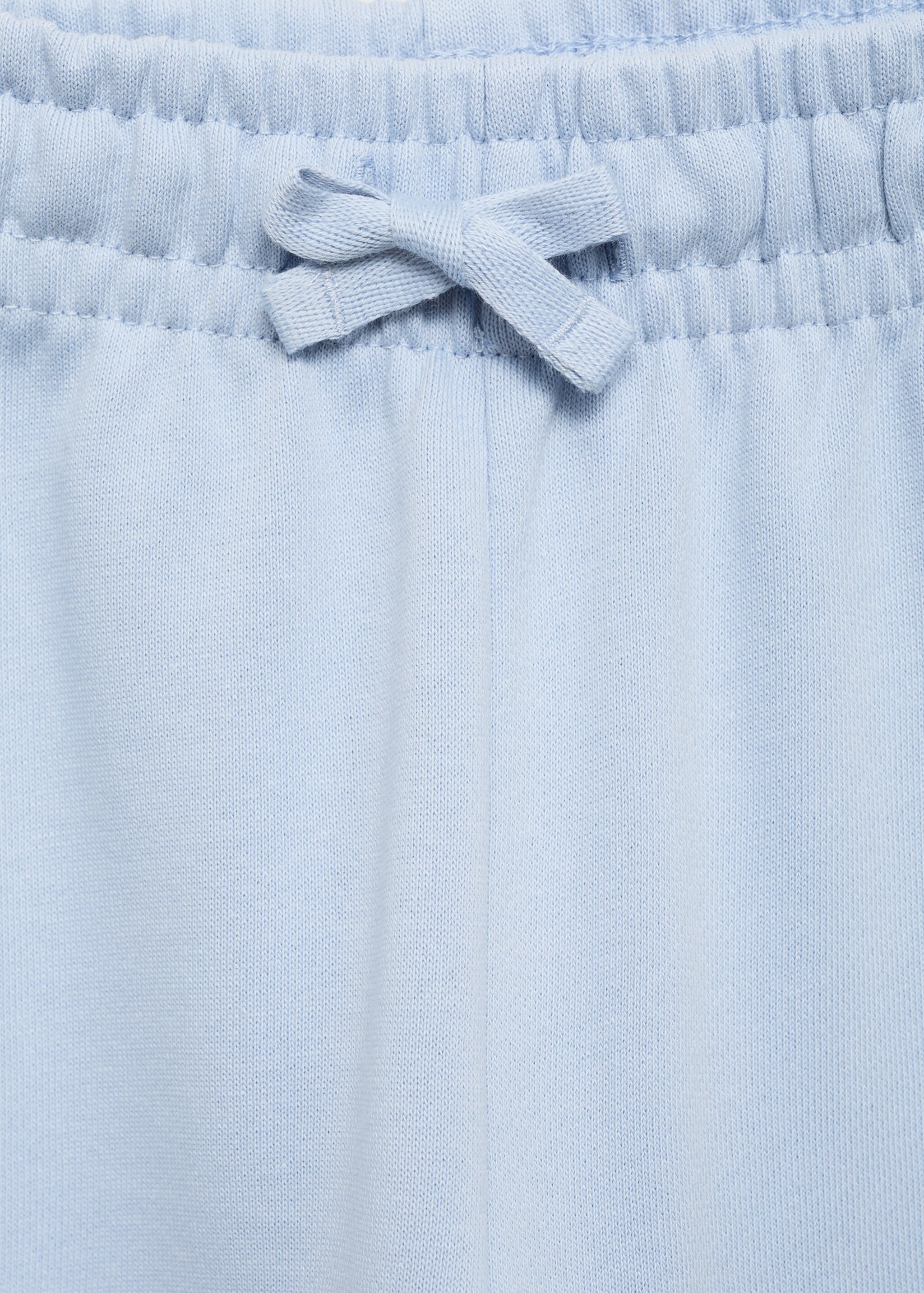 Knit jogger-style trousers - Details of the article 8, Sky Blue. Ref: 87093645-00.