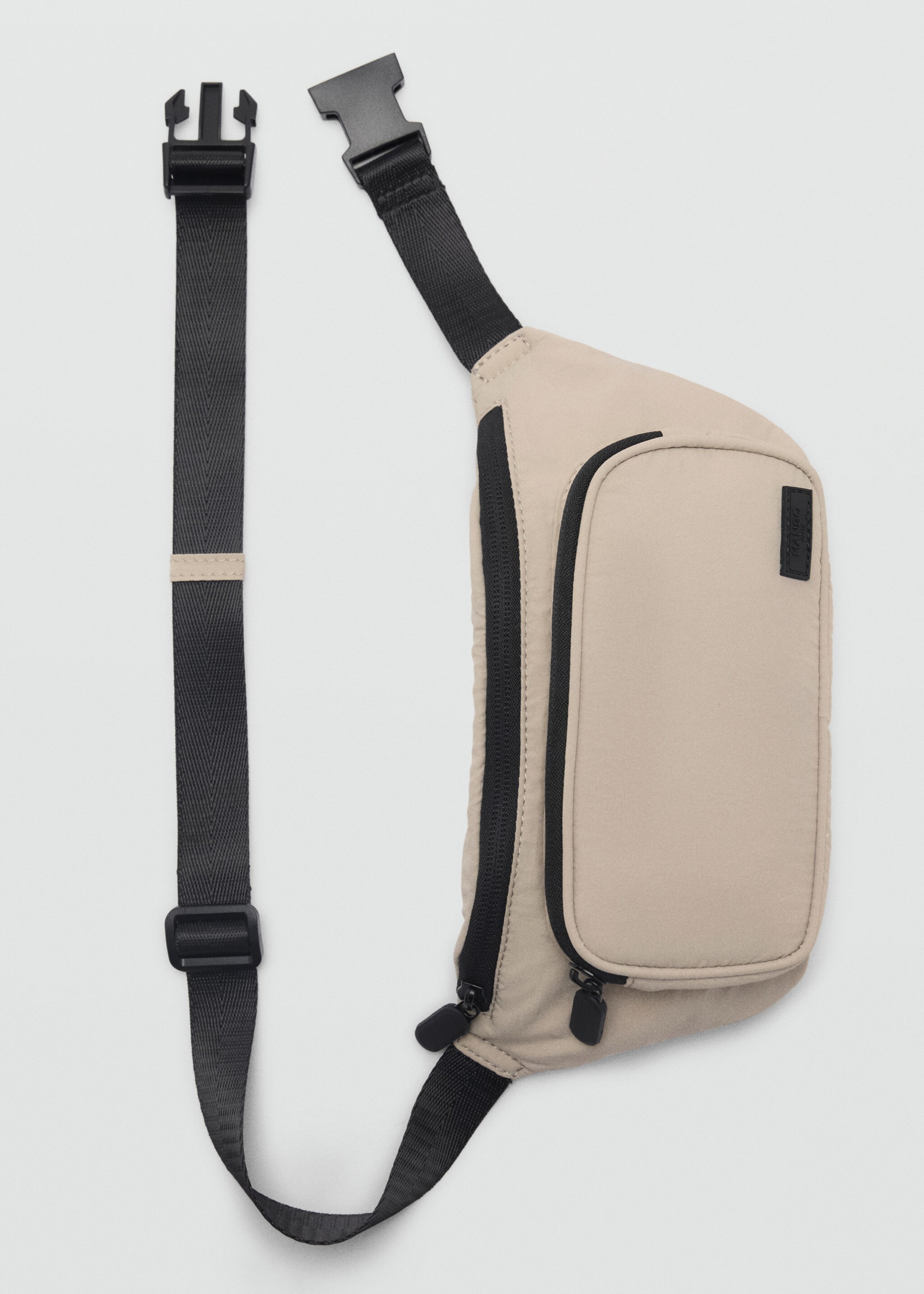 Dual compartment money belt - Details of the article 2, Ice Grey. Ref: 87093648-00.