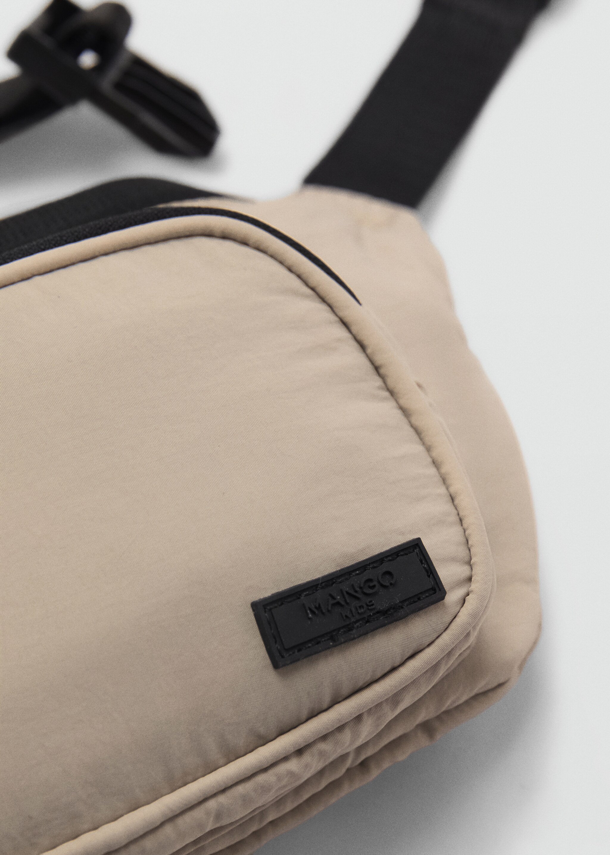 Dual compartment money belt - Details of the article 3, Ice Grey. Ref: 87093648-00.