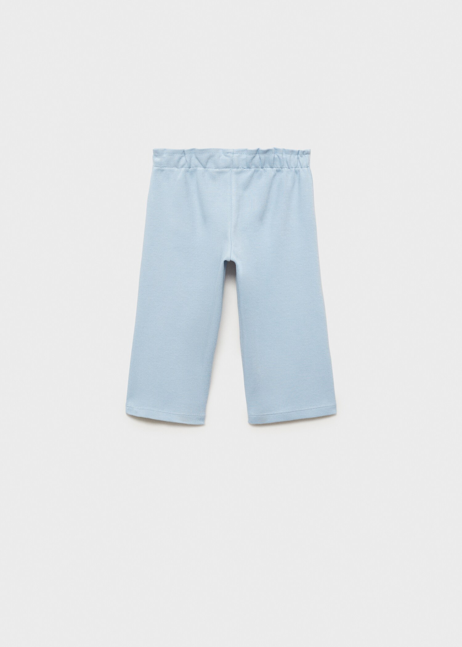 Cotton pants with adjustable drawstring - Reverse of the article