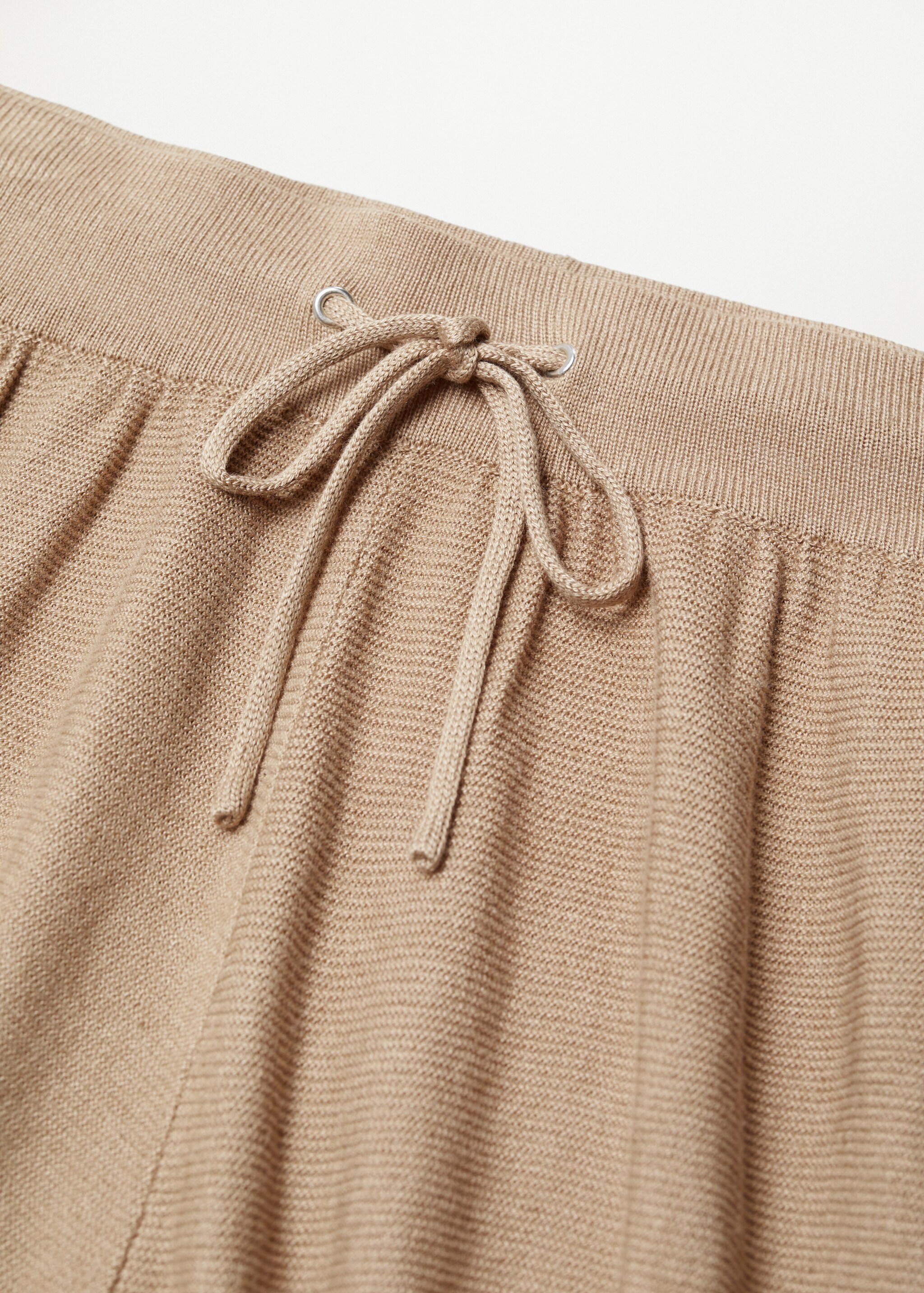 Elastic waist cotton pants - Details of the article 8