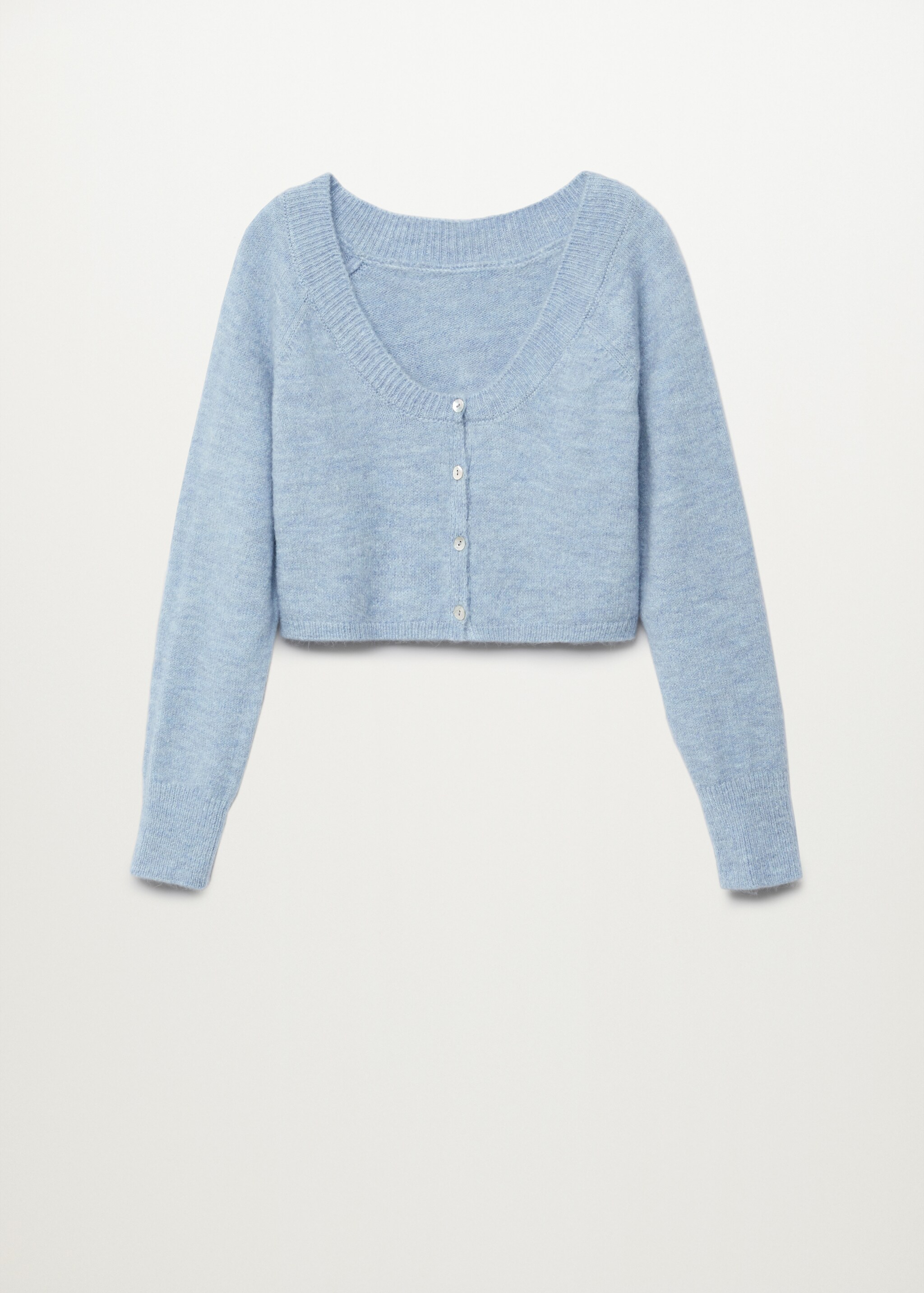 Úpletový kardigan crop - Zboží bez modelu