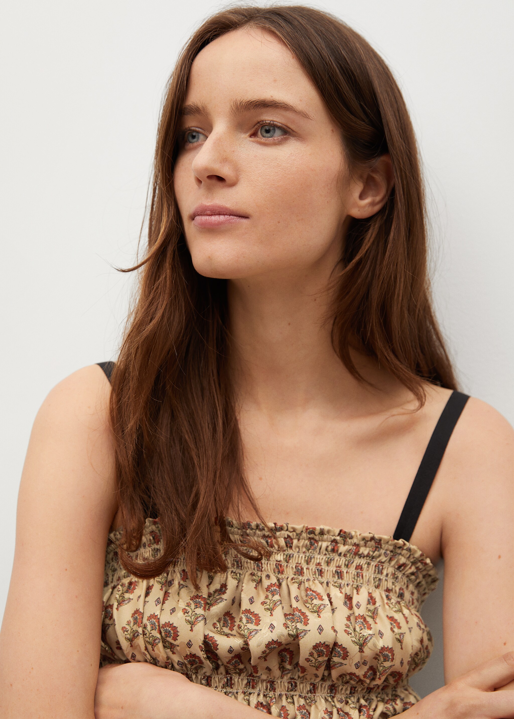 Print ruched top - Details of the article 2
