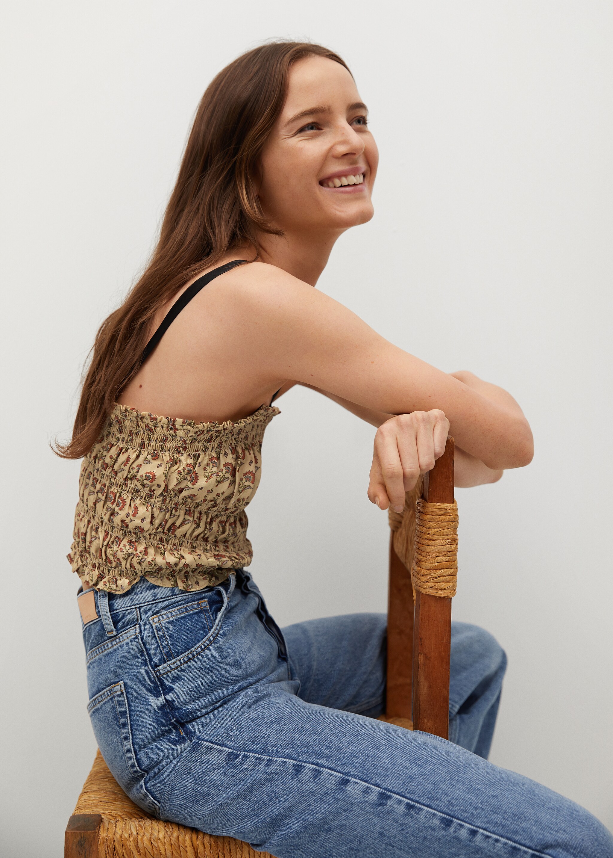 Print ruched top - Details of the article 3