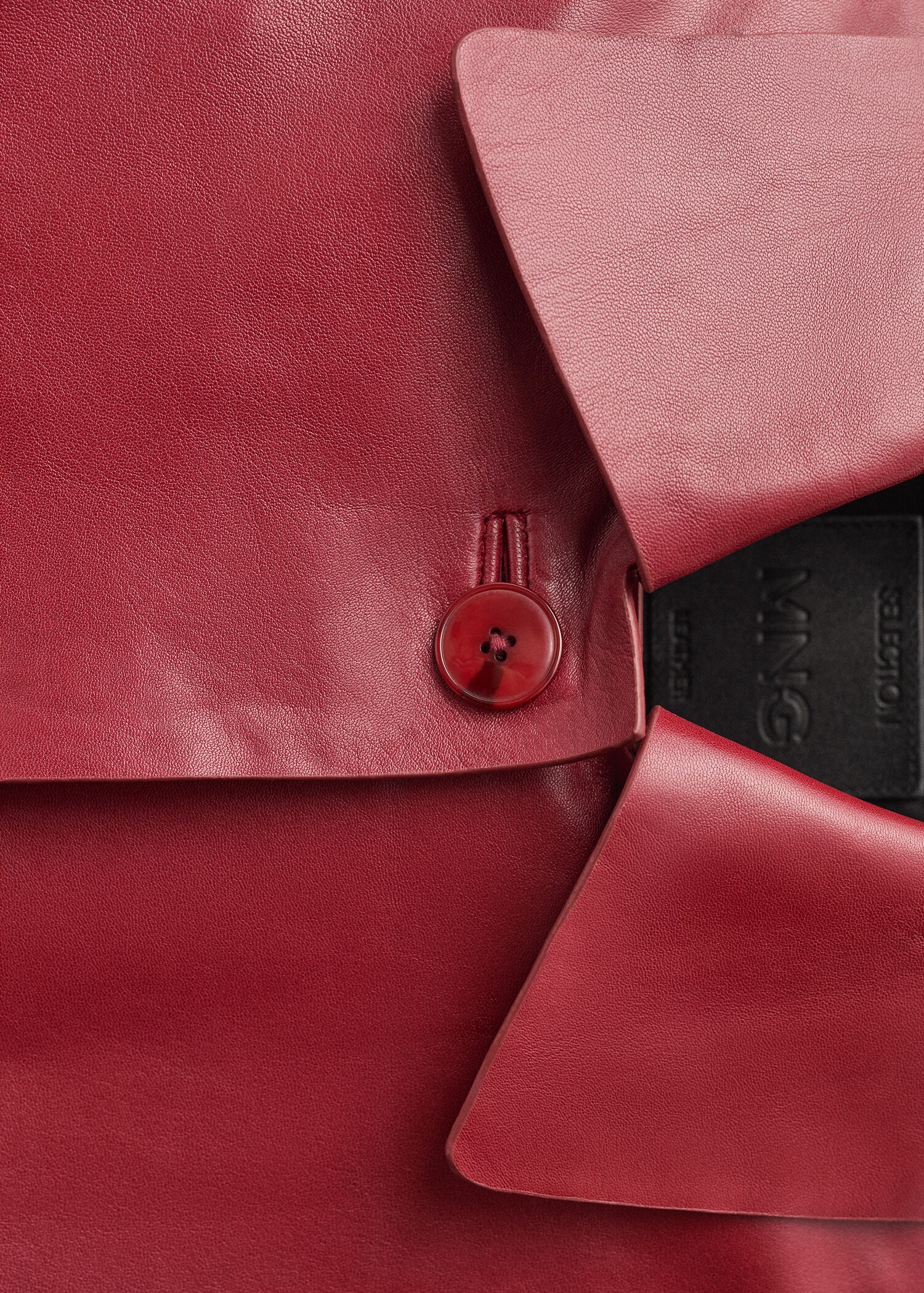 Veste cuir boutons - Détail de l'article 0