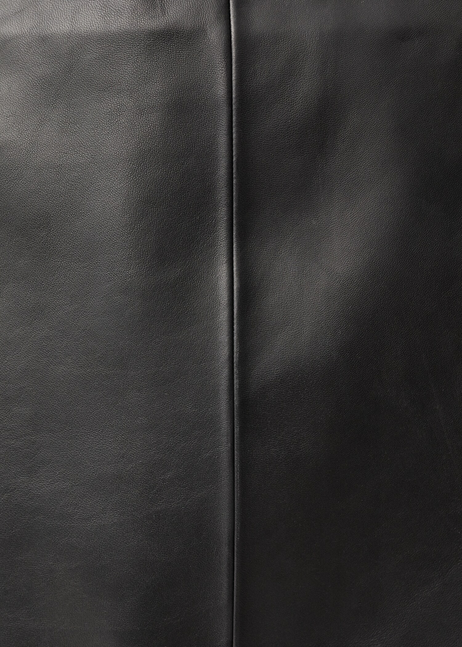 Leather skirt with stitching detail - Details of the article 8
