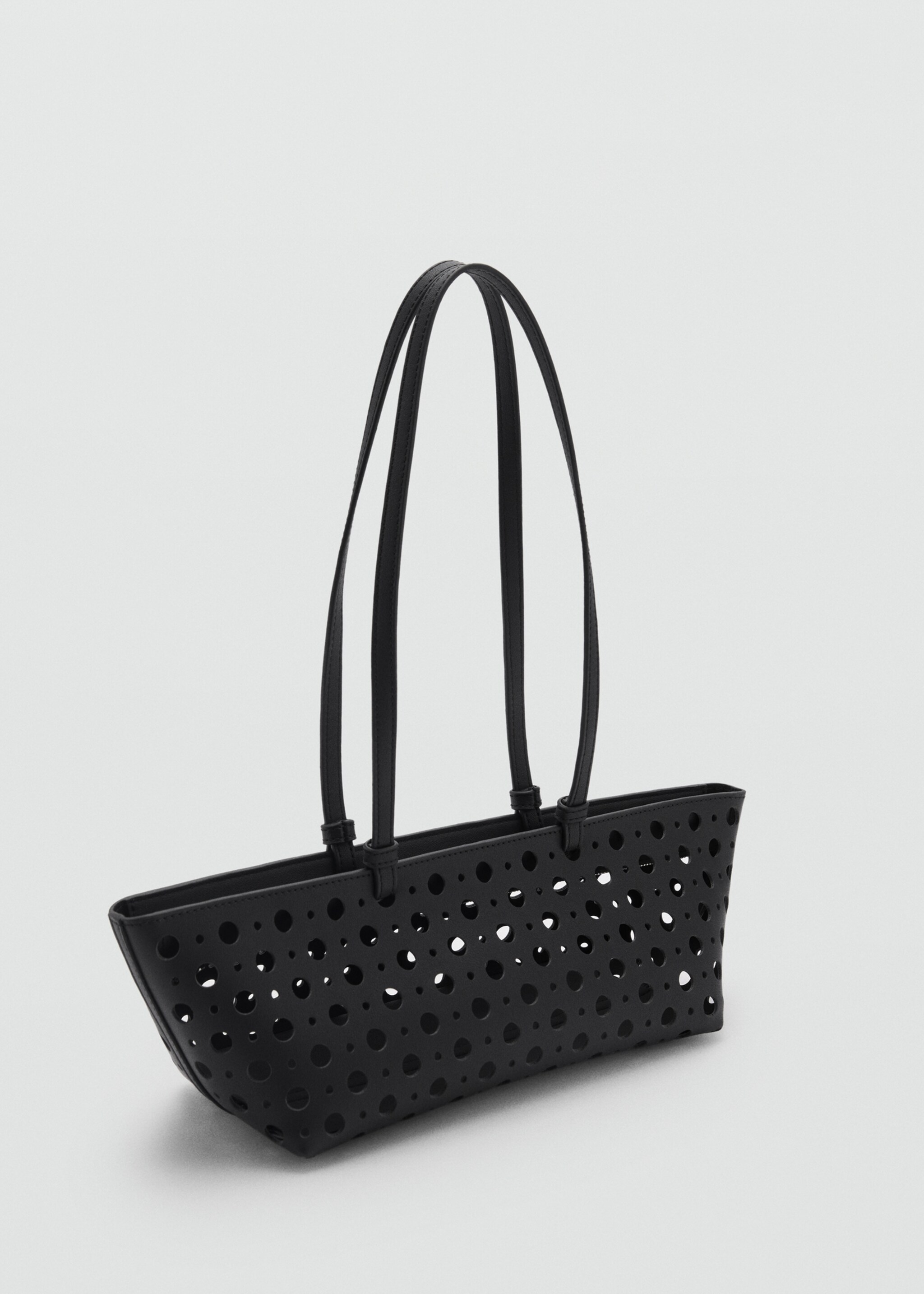 Die-cut shoulder bag - Medium plane, Black. Ref: 87094079-00.