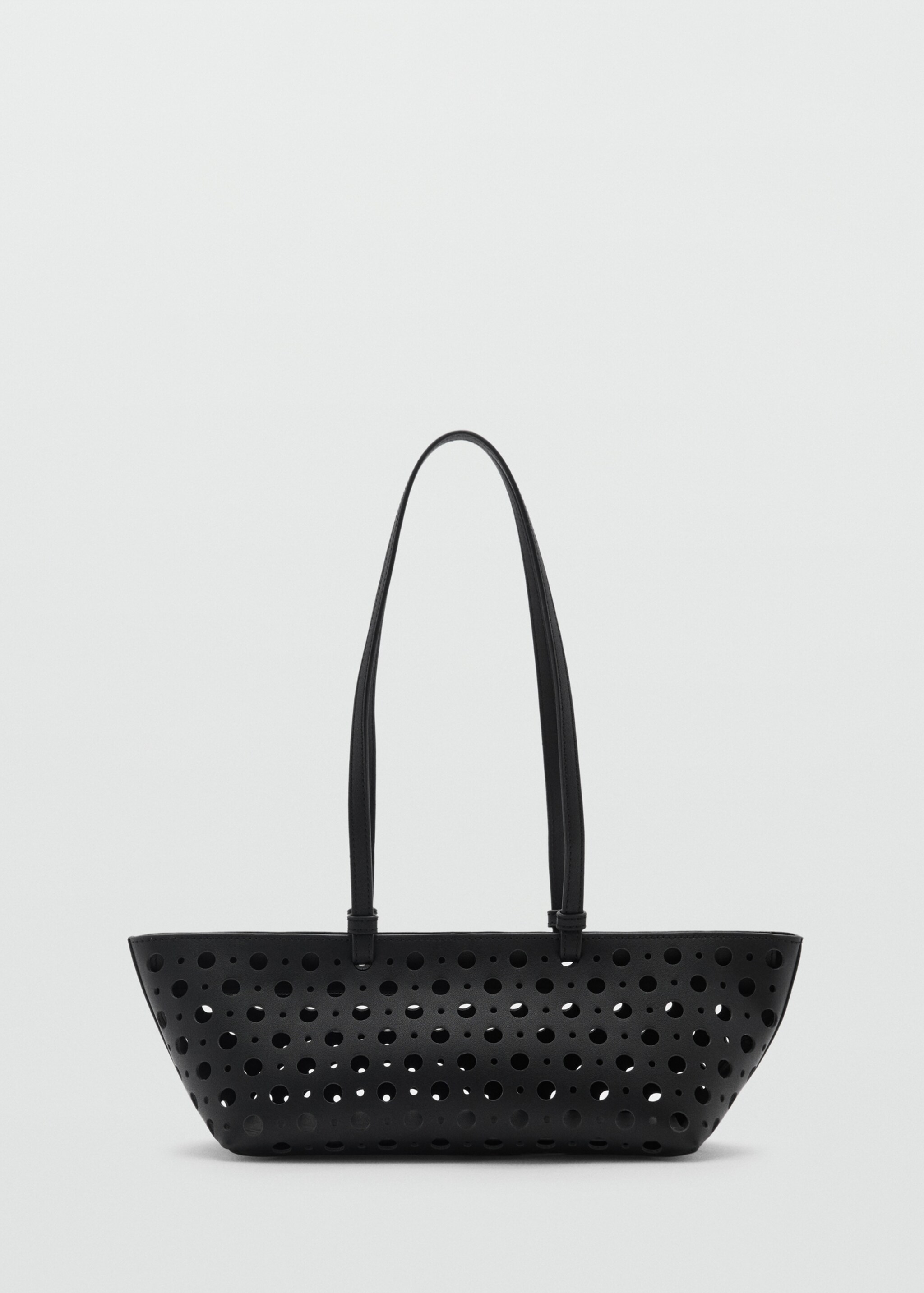 Die-cut shoulder bag - Article without model, Black. Ref: 87094079-00.