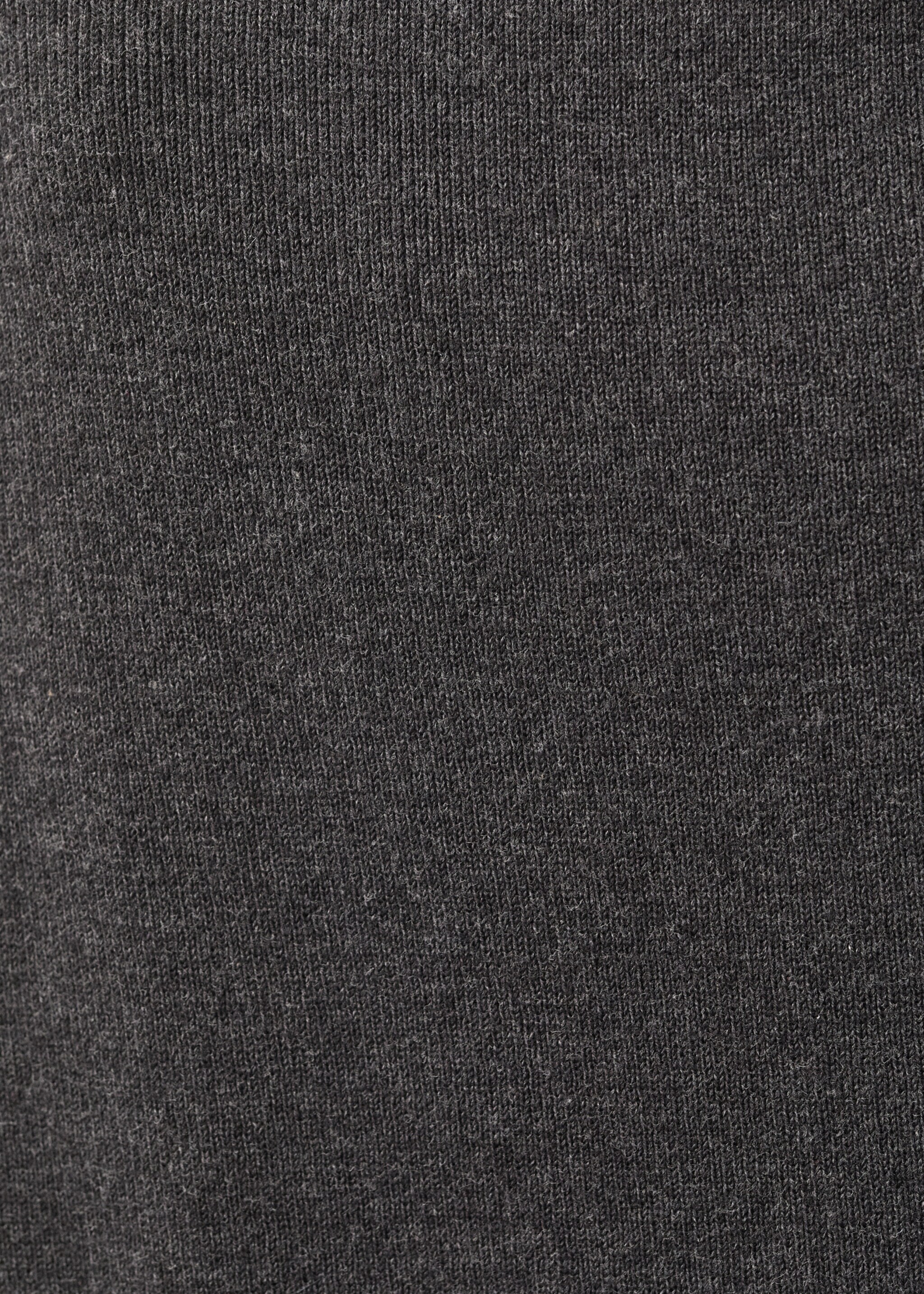 Wool-blend midi-skirt - Details of the article 0, Charcoal. Ref: 87094087-00.