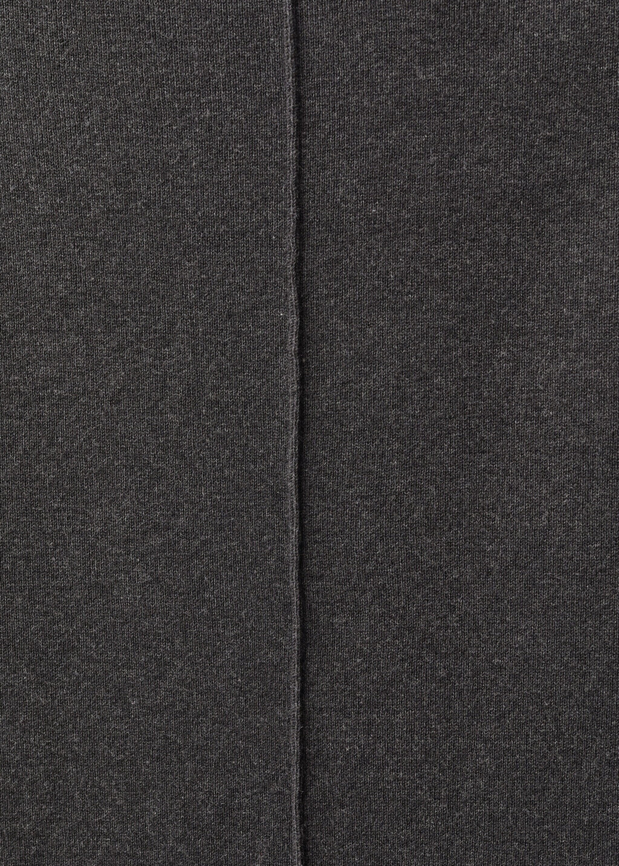 Wool-blend midi-skirt - Details of the article 8, Charcoal. Ref: 87094087-00.