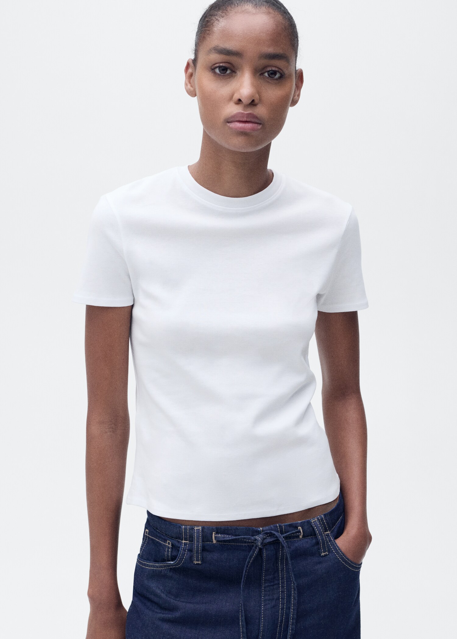 Samarreta cotó entallada - Pla mig