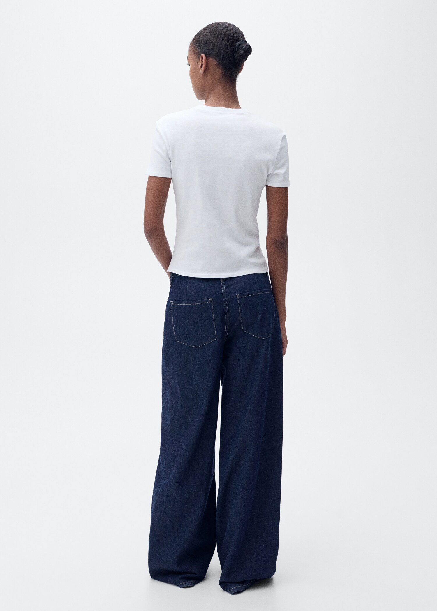 Samarreta cotó entallada - Revers de l'article