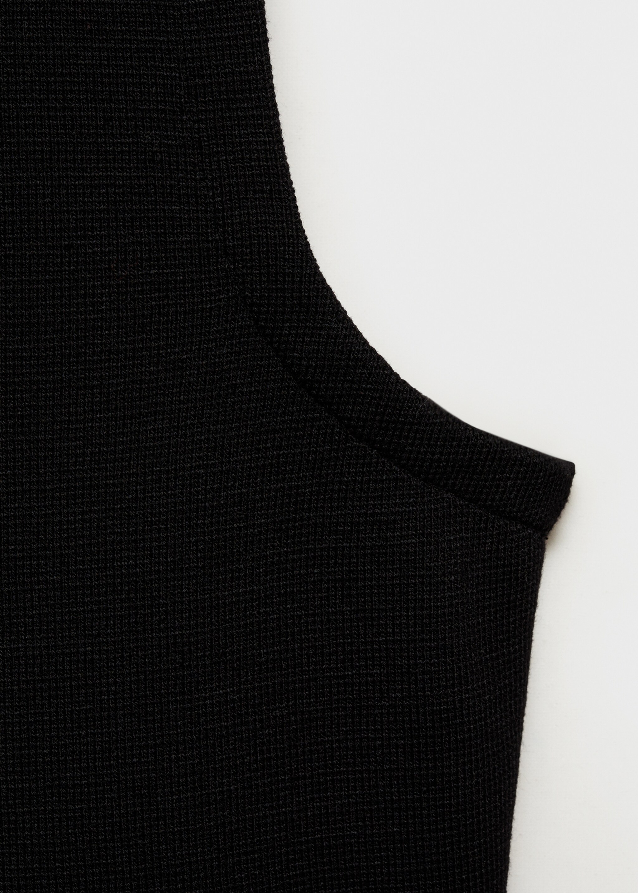 Vestă din tricot cu nasturi tip bijuterie - Detaliu al articolului 0, Negru. Ref: 87094089-00.