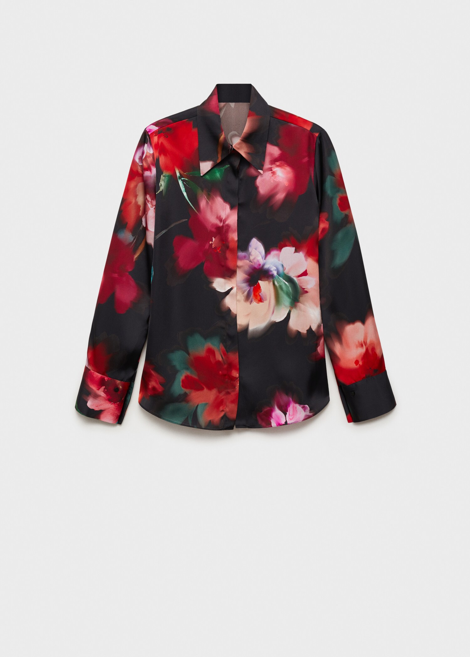 Satin print shirt - Article without model