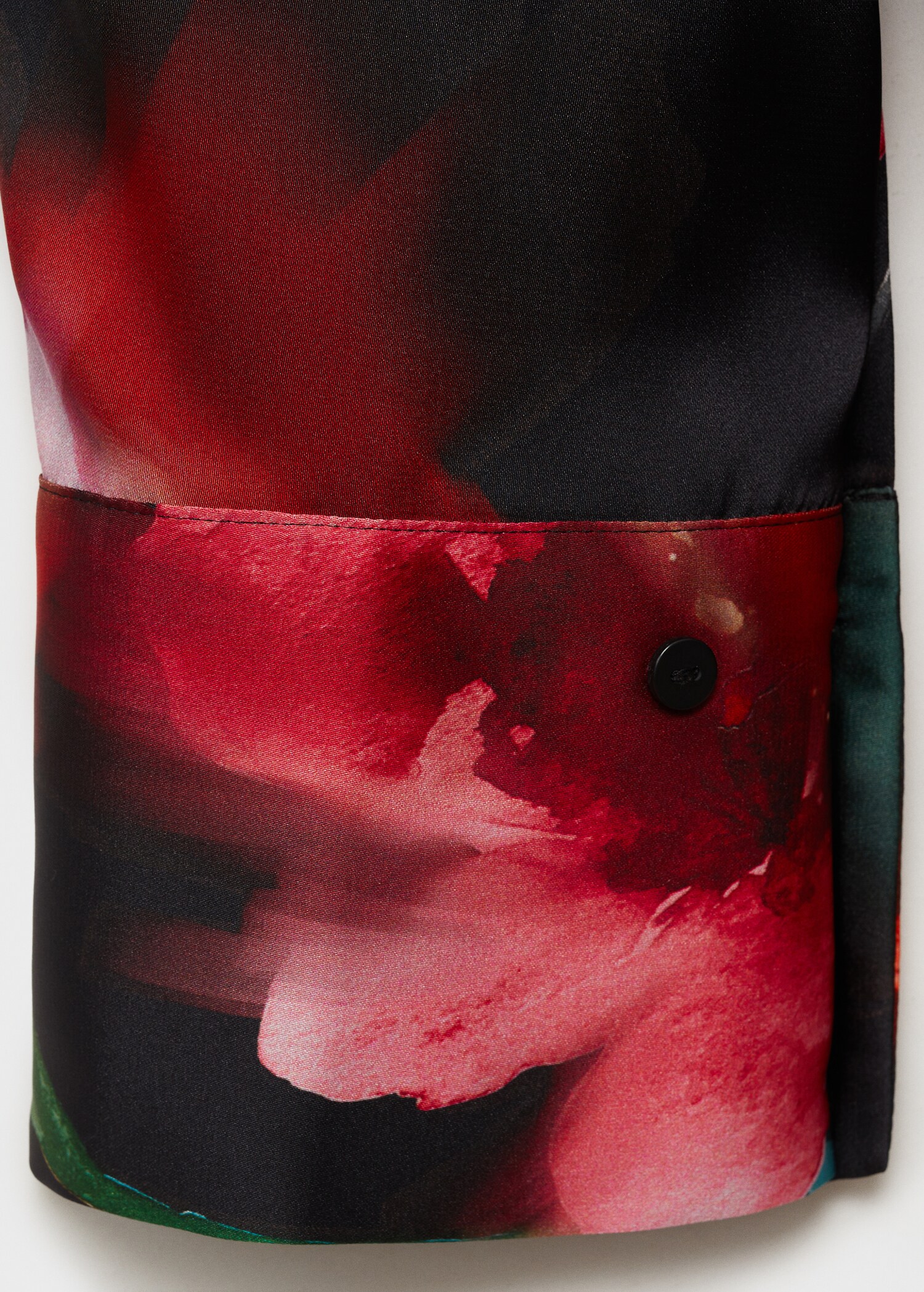 Satin print shirt - Details of the article 0