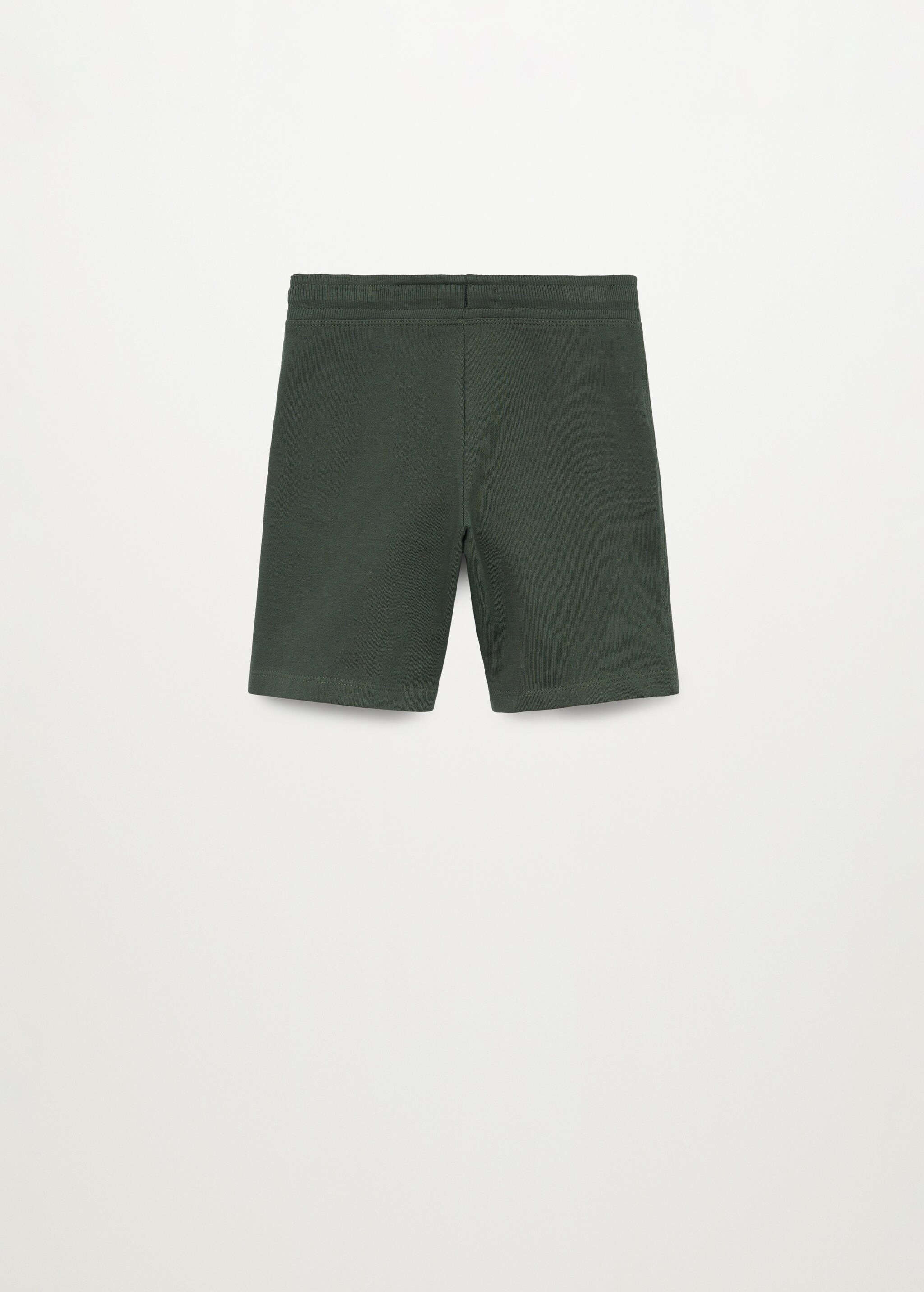 Organic cotton jogging Bermuda shorts - Reverse of the article