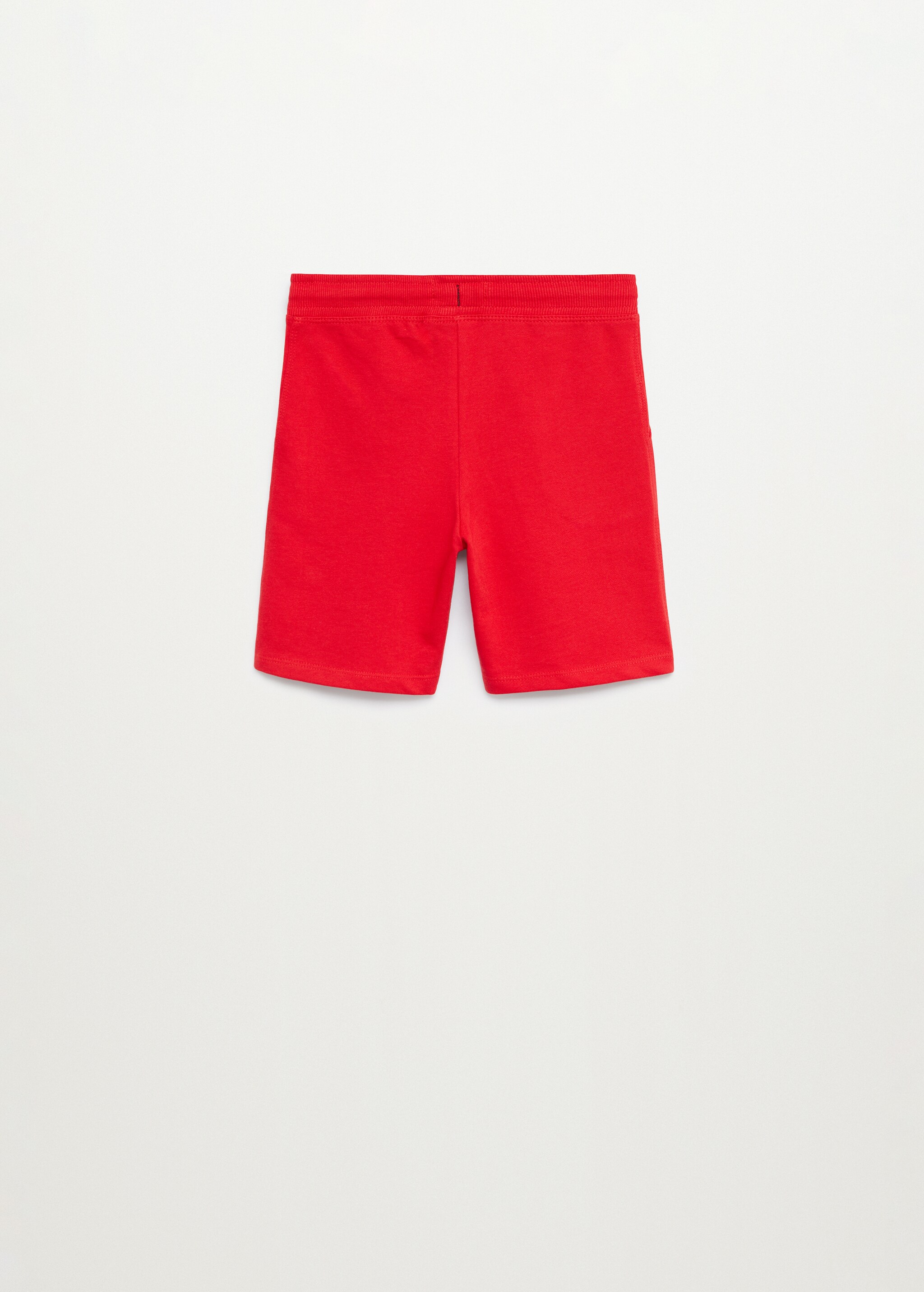 Organic cotton jogging Bermuda shorts - Reverse of the article