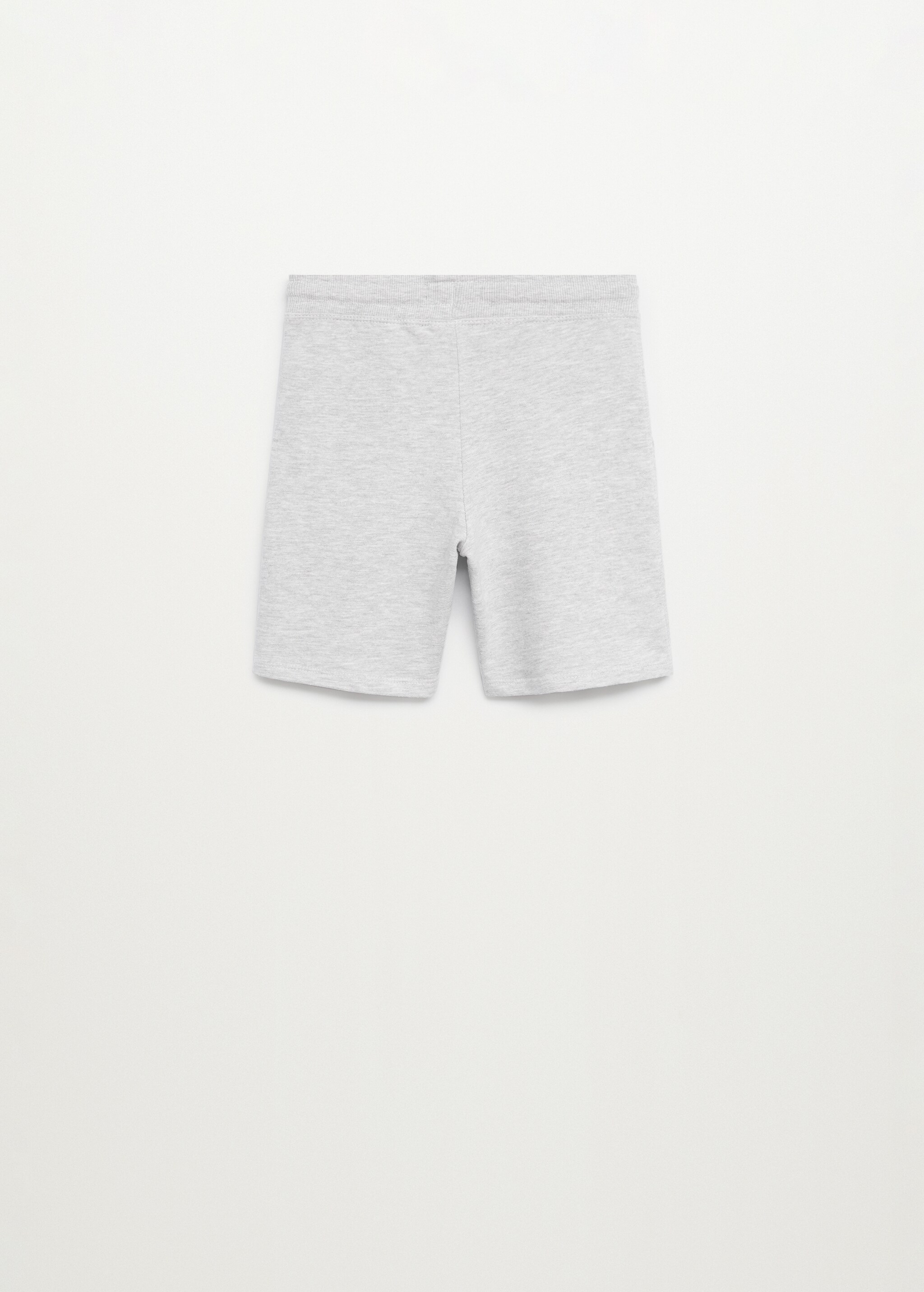 Organic cotton jogging Bermuda shorts - Reverse of the article