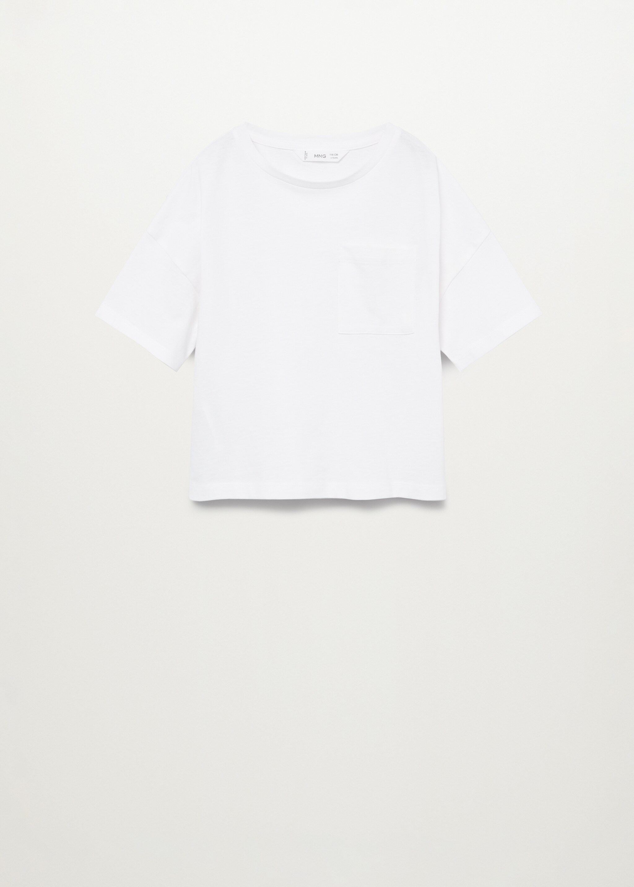 Camiseta algodón orgánico bolsillo - Artículo sin modelo